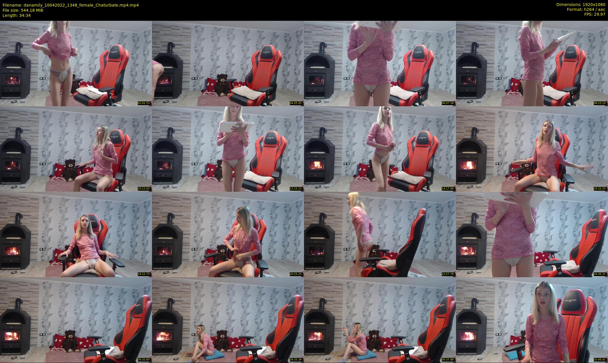 danamily — 35 minute Chaturbate female cam show recording, 1080p, Apr 10, 2022