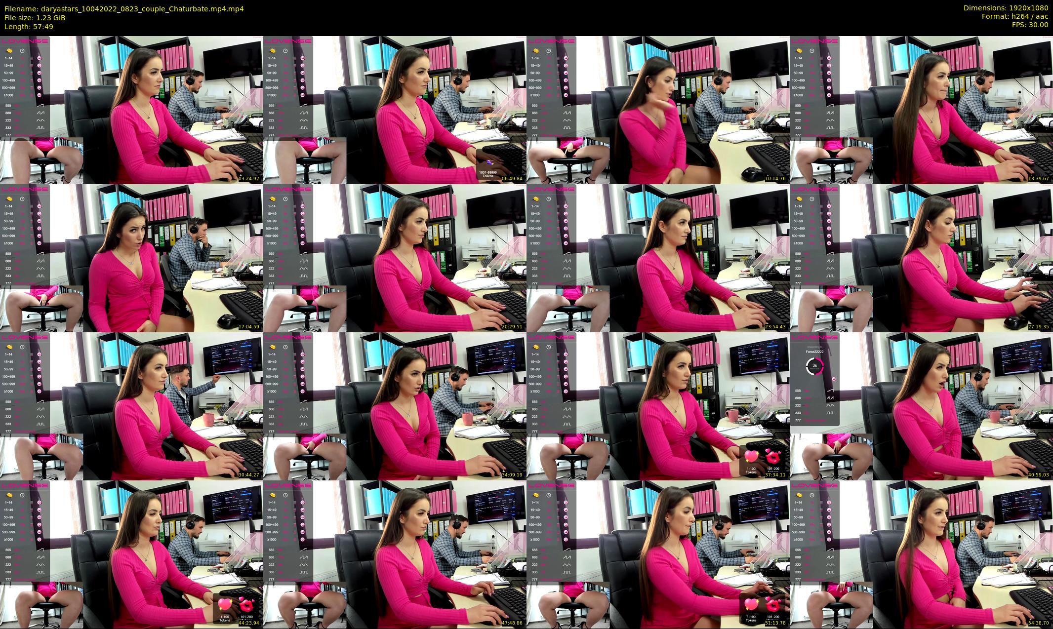 daryastars — 58 minute Chaturbate couple cam show recording, 1080p, Apr 10, 2022