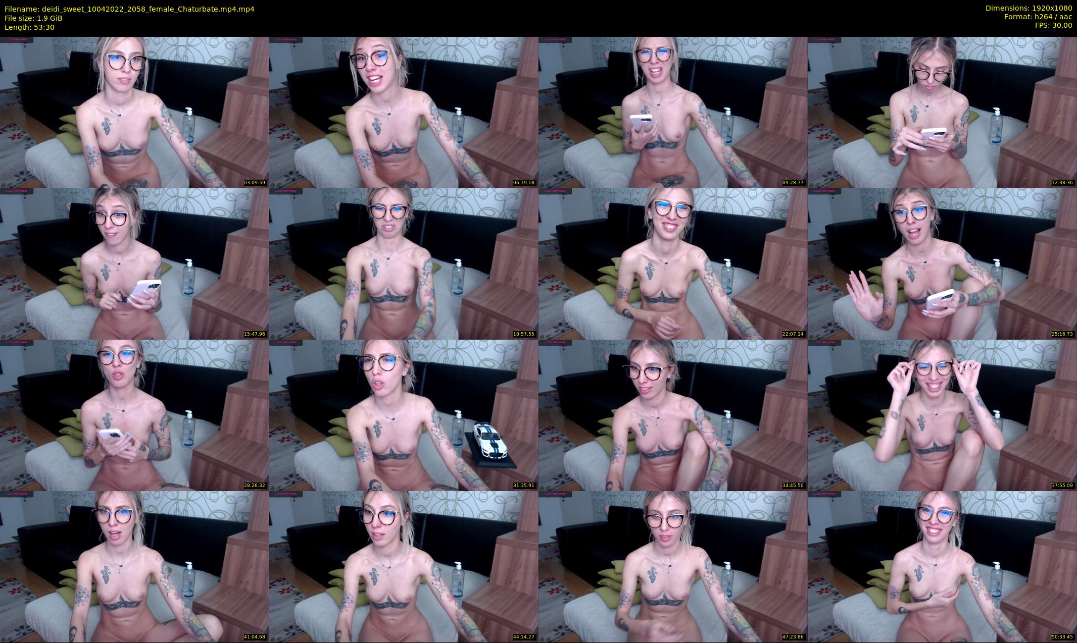 deidi_sweet — 54 minute Chaturbate female cam show recording, 1080p, Apr 10, 2022