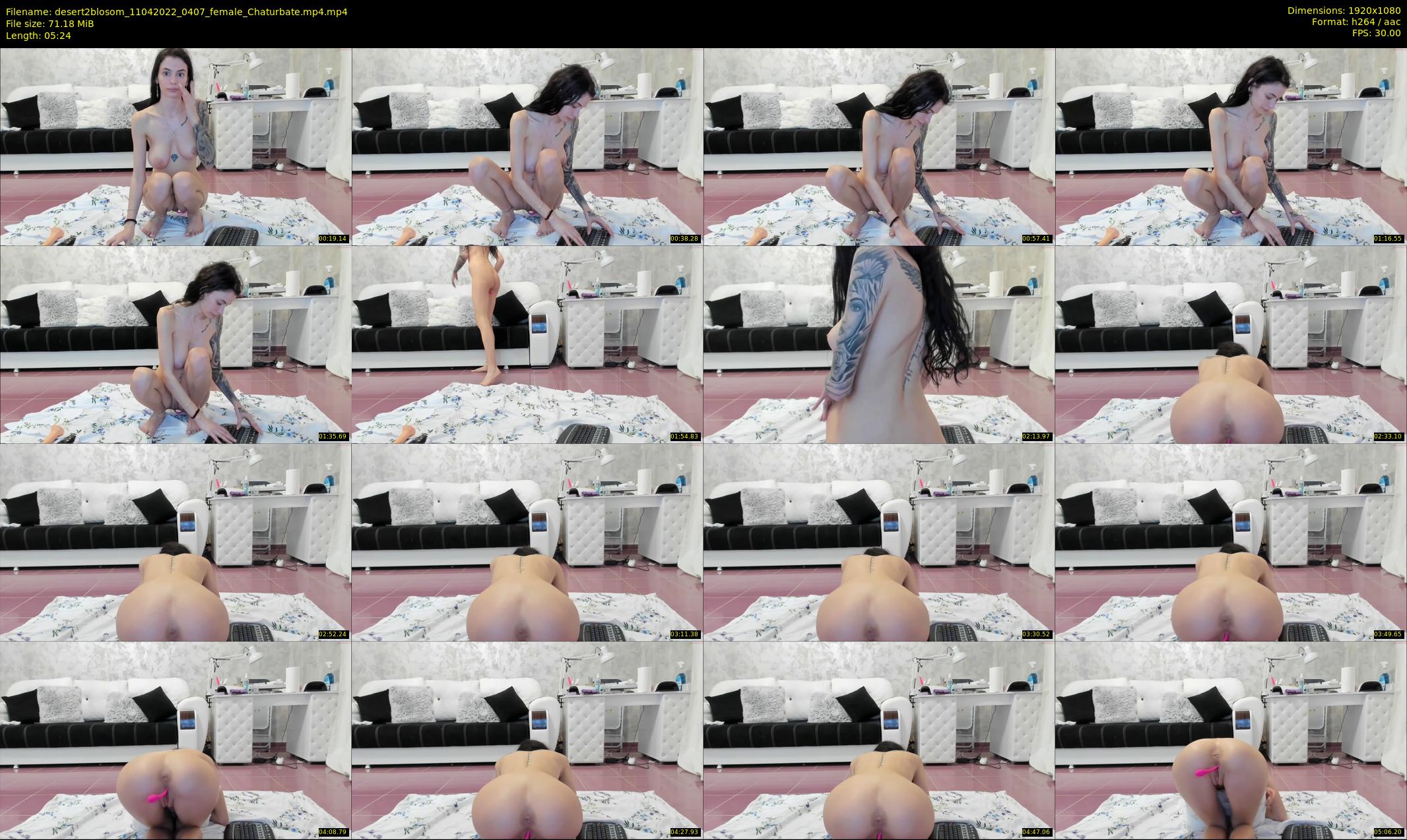 desert2blosom — 6 minute Chaturbate female cam show recording, 1080p, Apr 11, 2022