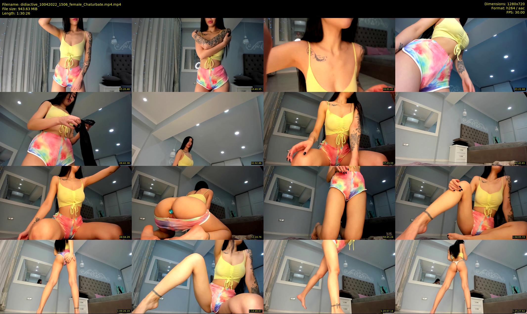 didiactive — 91 minute Chaturbate female cam show recording, 720p, Apr 10, 2022