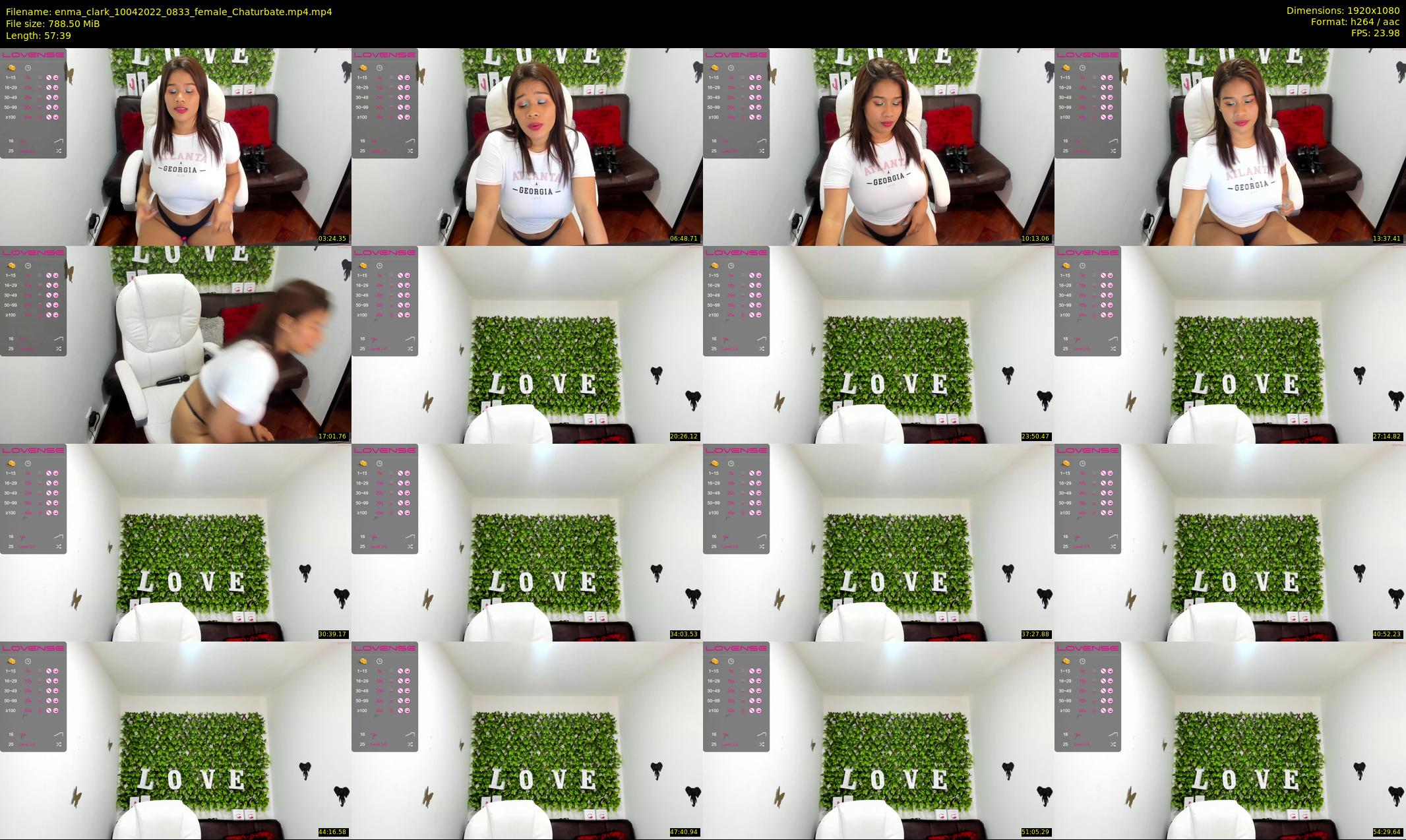 enma_clark — 58 minute Chaturbate female cam show recording, 1080p, Apr 10, 2022