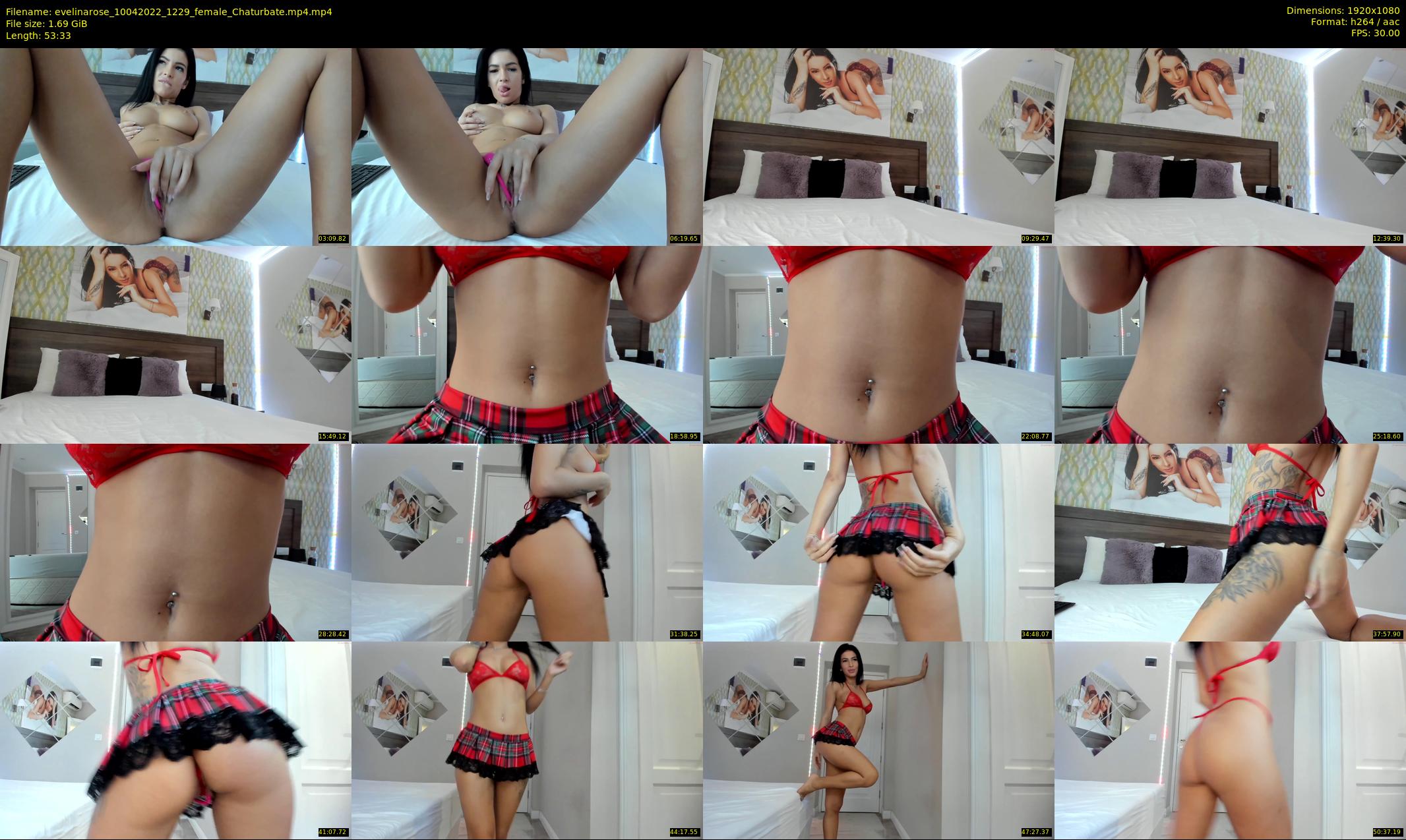 evelinarose — 54 minute Chaturbate female cam show recording, 1080p, Apr 10, 2022