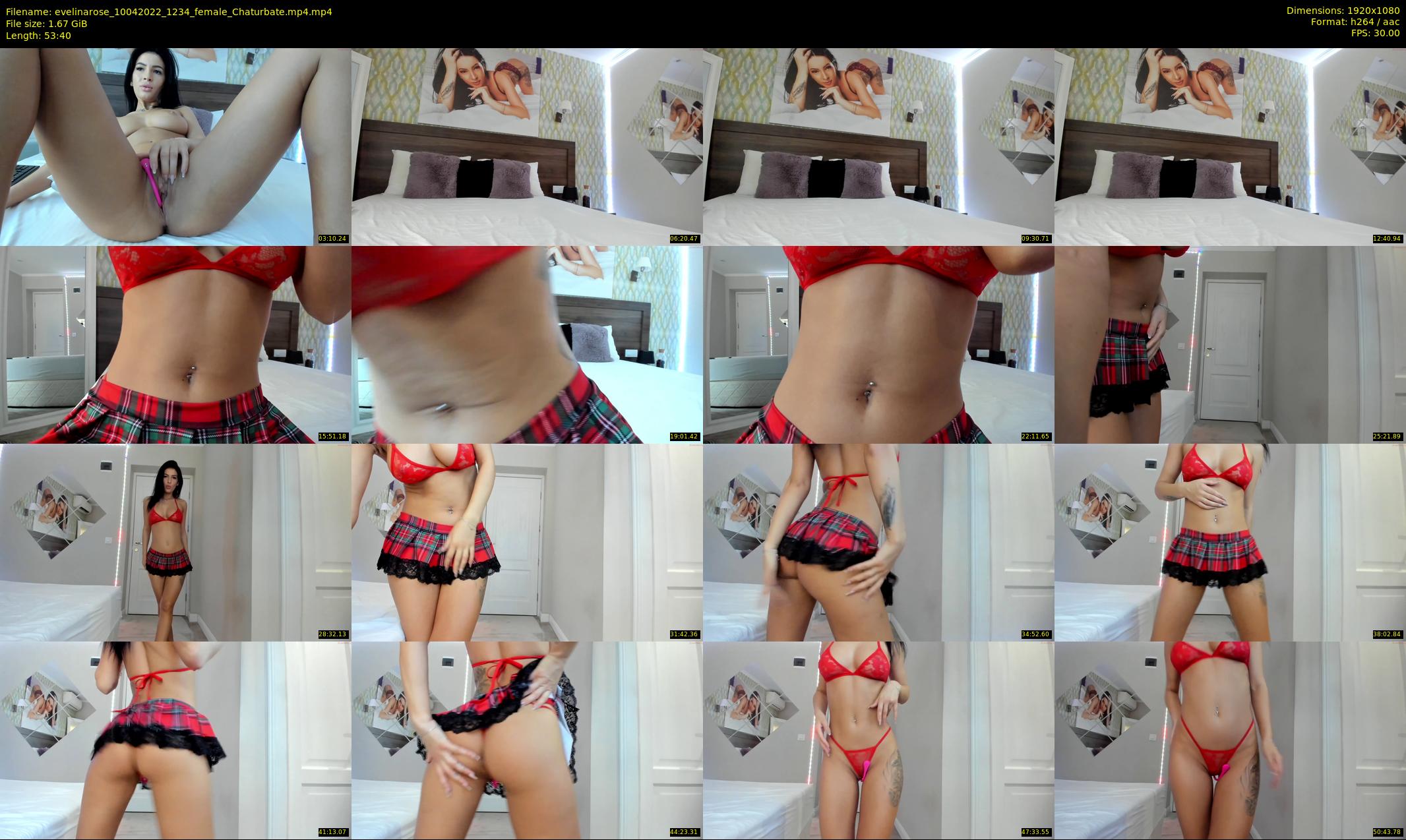 evelinarose — 54 minute Chaturbate female cam show recording, 1080p, Apr 10, 2022