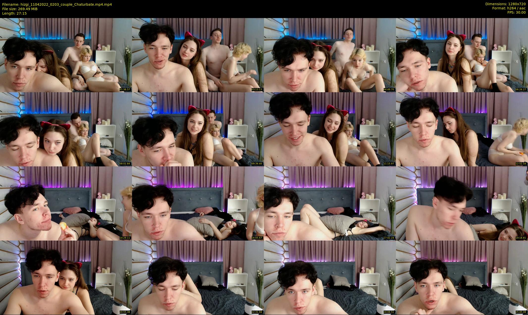 hizgi — 28 minute Chaturbate couple cam show recording, 720p, Apr 11, 2022