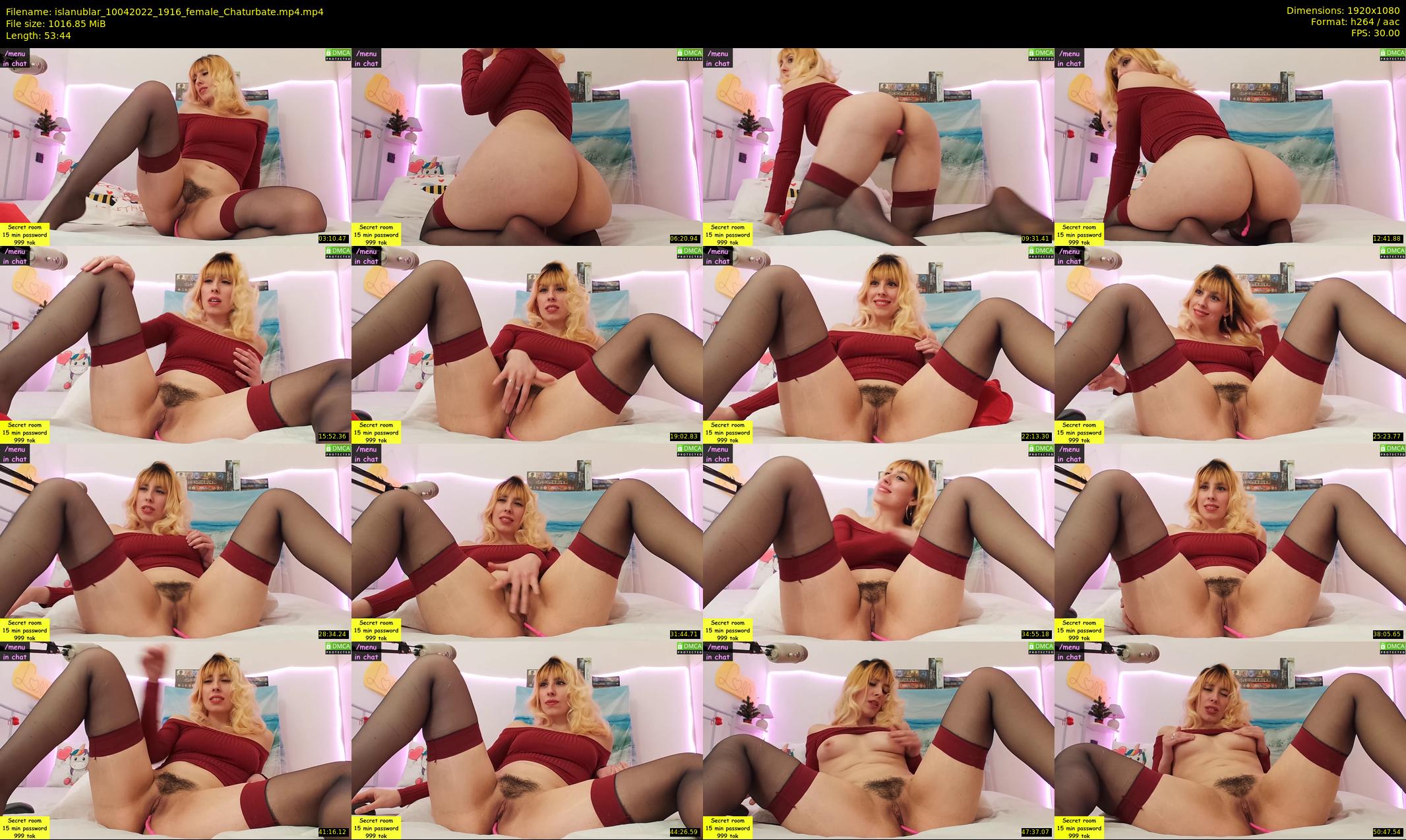 islanublar — 54 minute Chaturbate female cam show recording, 1080p, Apr 10, 2022