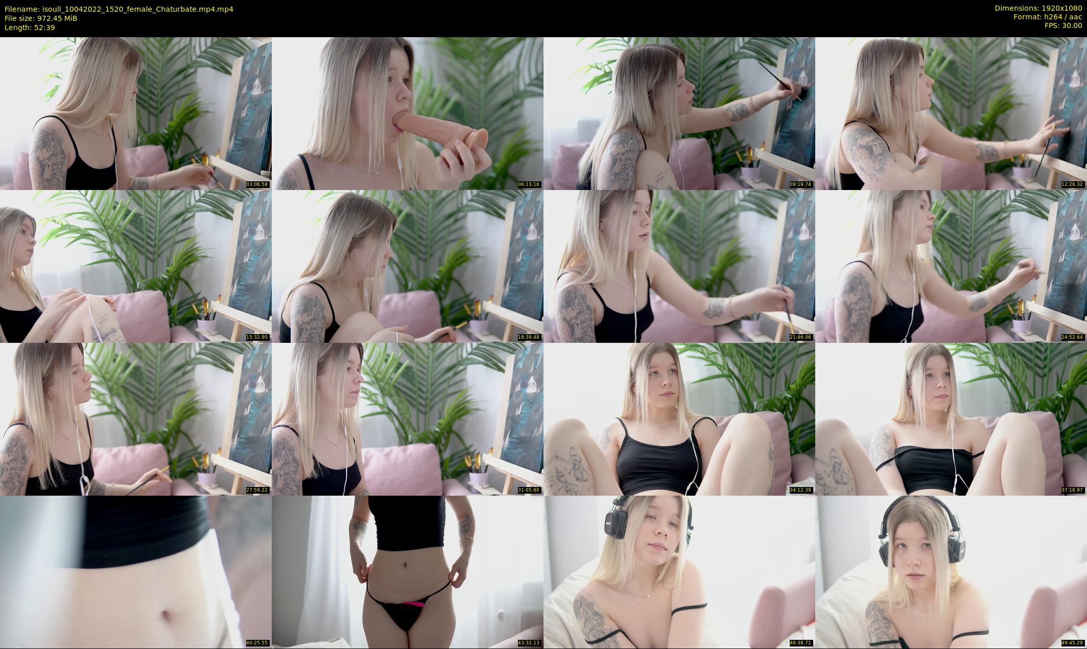 isoull — 53 minute Chaturbate female cam show recording, 1080p, Apr 10, 2022