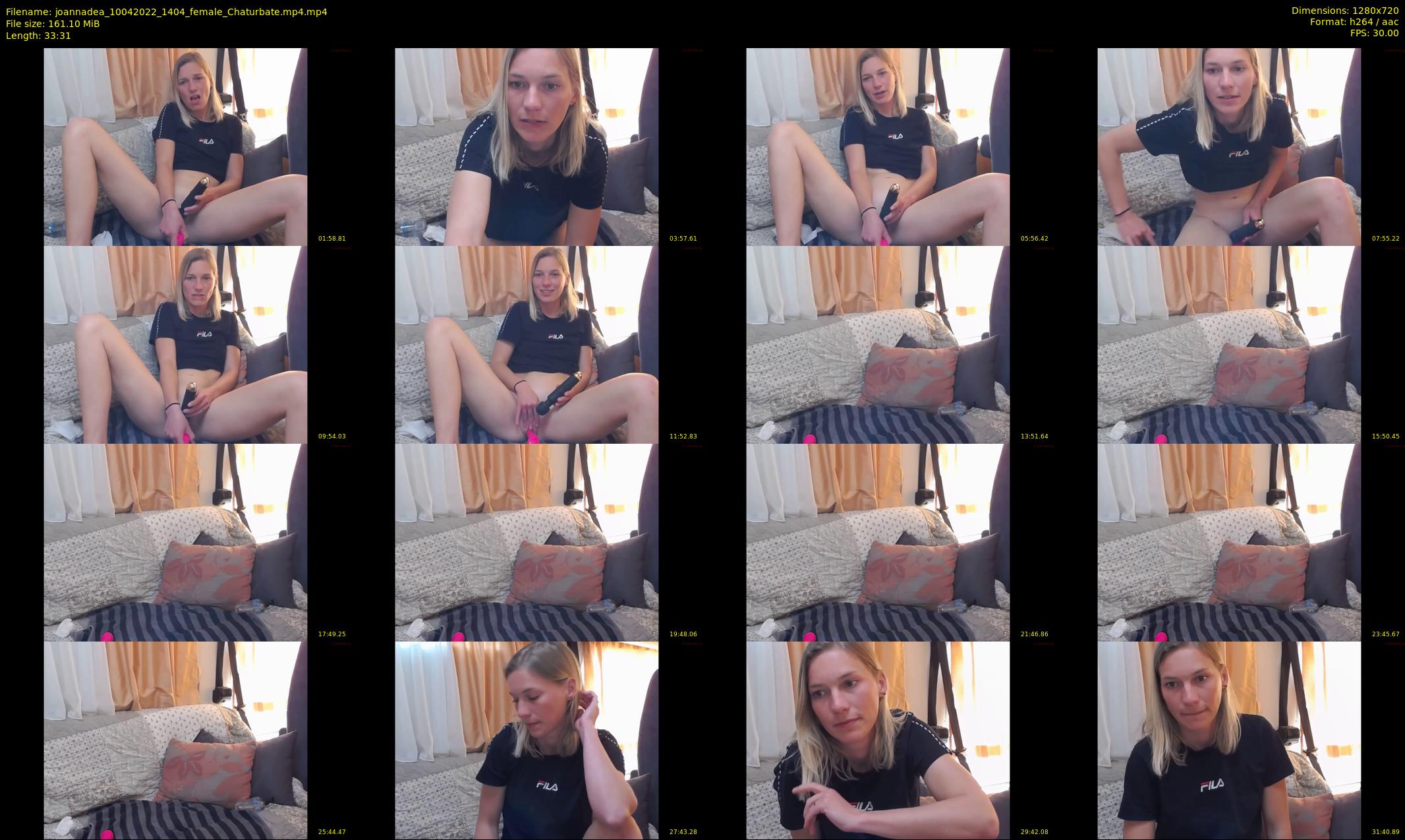 joannadea — 34 minute Chaturbate female cam show recording, 720p, Apr 10, 2022