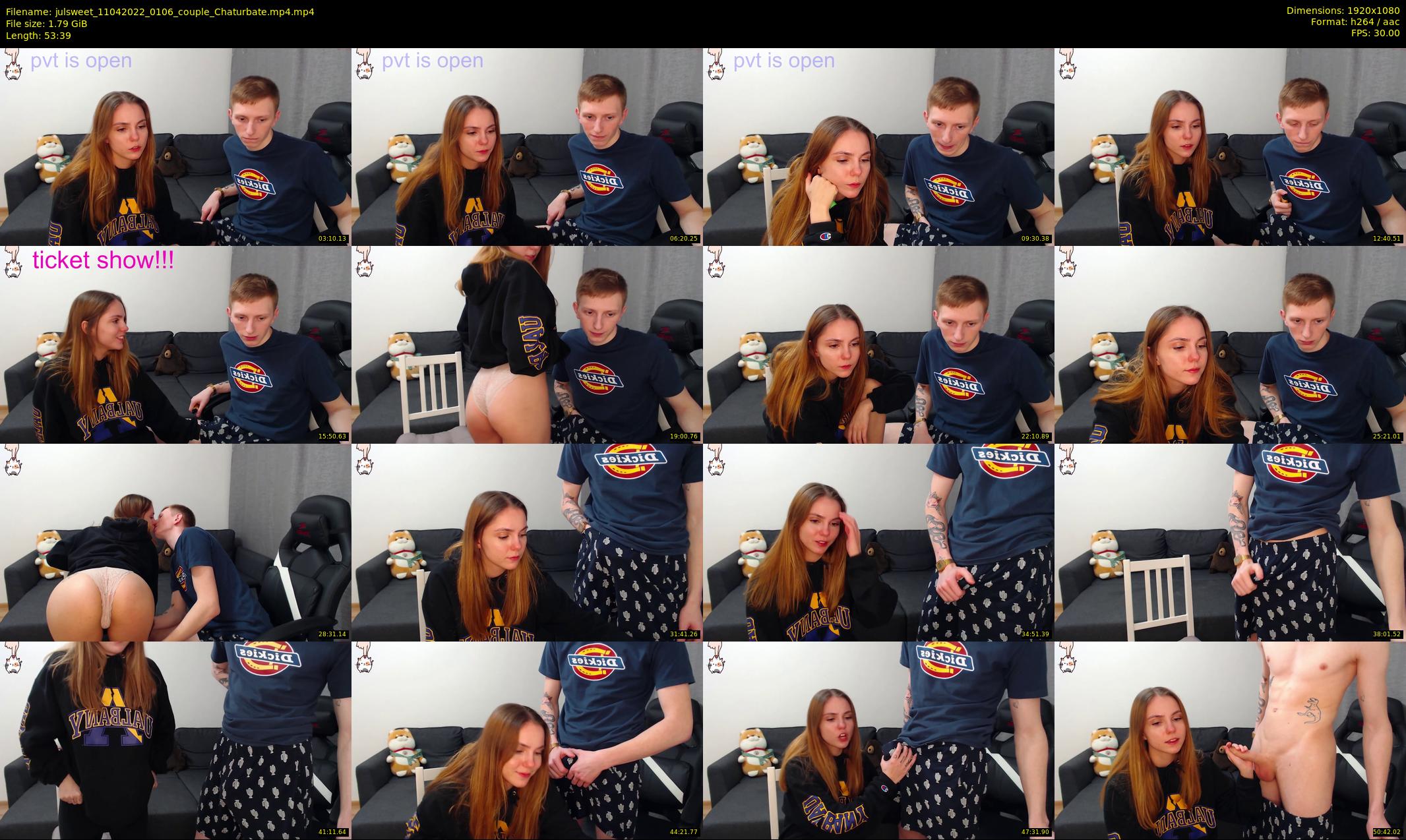julsweet — 54 minute Chaturbate male cam show recording, 1080p, Apr 11, 2022
