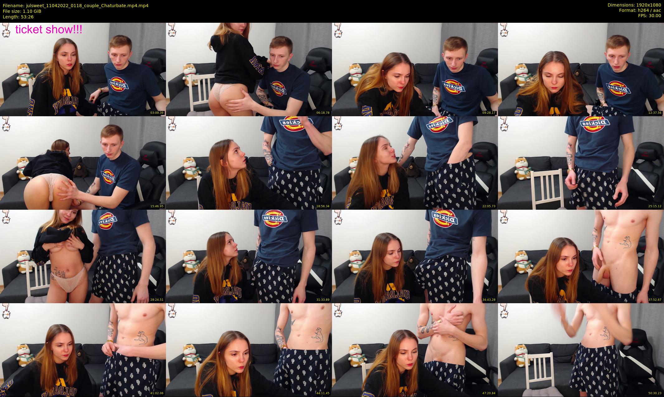 julsweet — 54 minute Chaturbate male cam show recording, 1080p, Apr 11, 2022