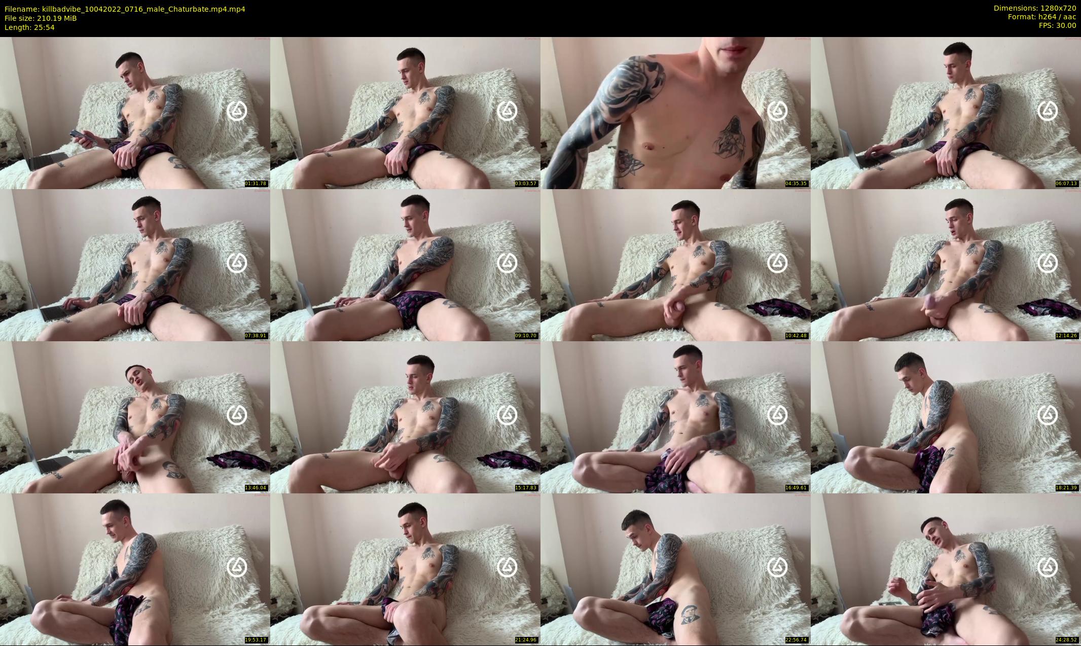 killbadvibe — 26 minute Chaturbate male cam show recording, 720p, Apr 10, 2022