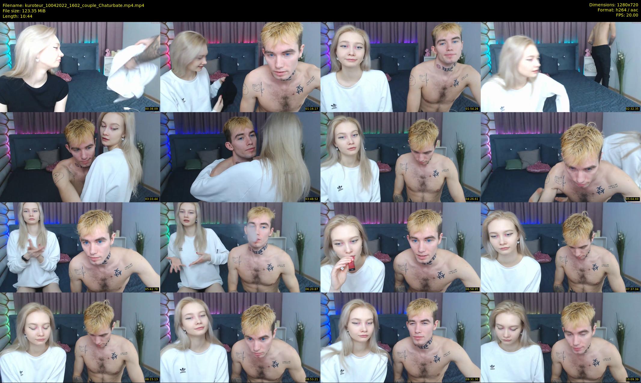 kuroteur — 11 minute Chaturbate couple cam show recording, 720p, Apr 10, 2022