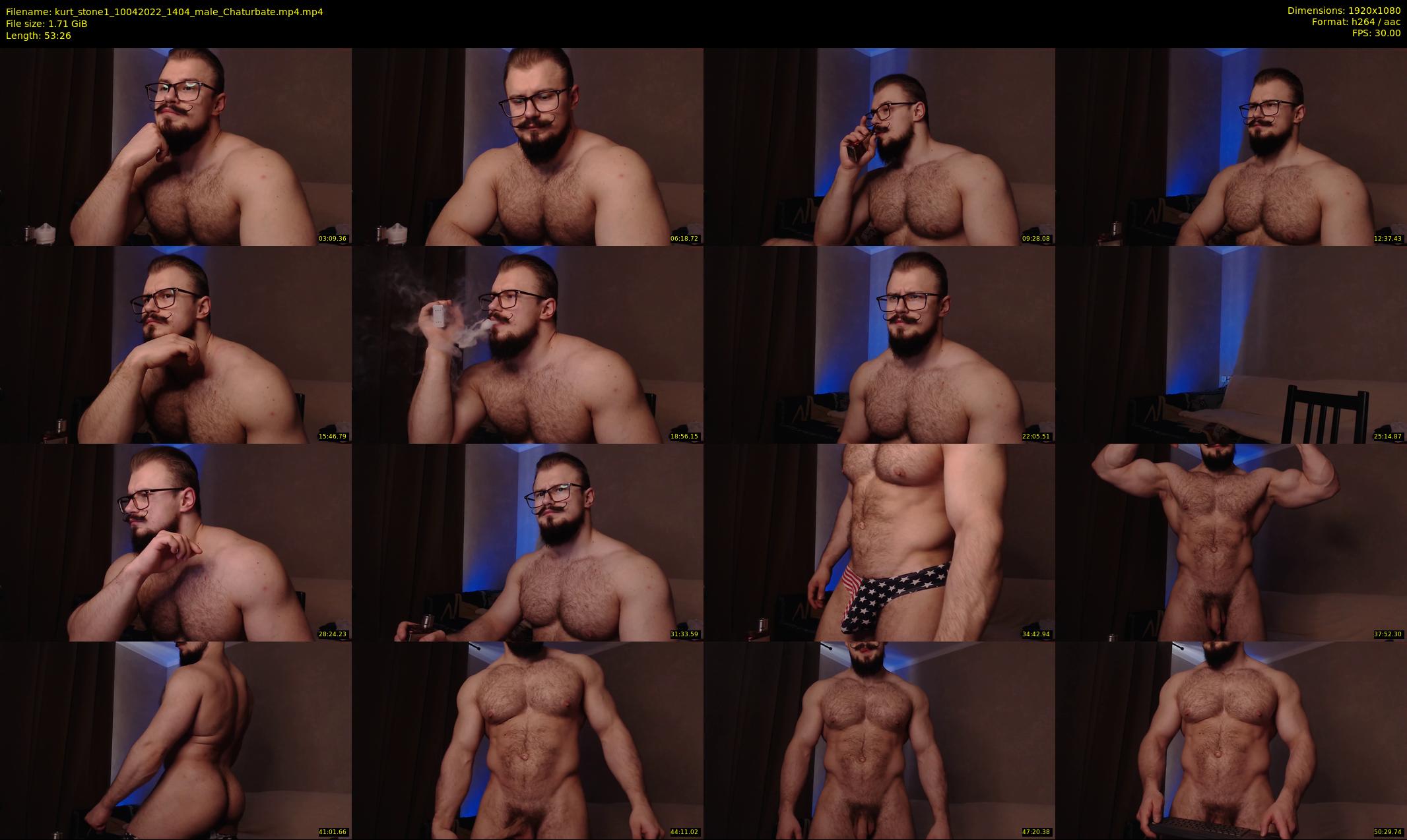 kurt_stone1 — 54 minute Chaturbate male cam show recording, 1080p, Apr 10, 2022