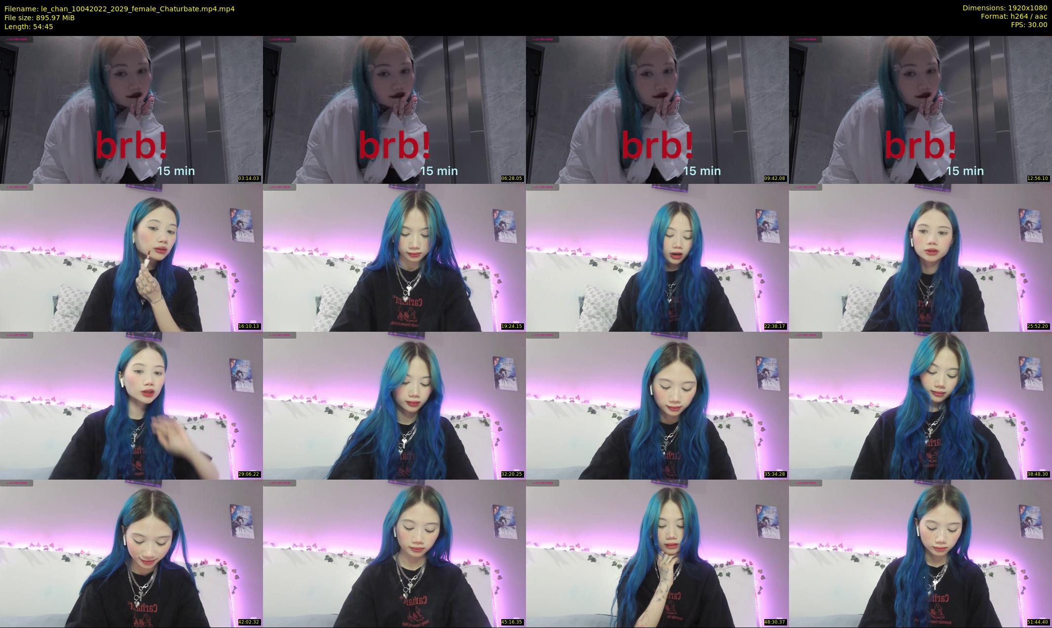 le_chan — 55 minute Chaturbate female cam show recording, 1080p, Apr 10, 2022
