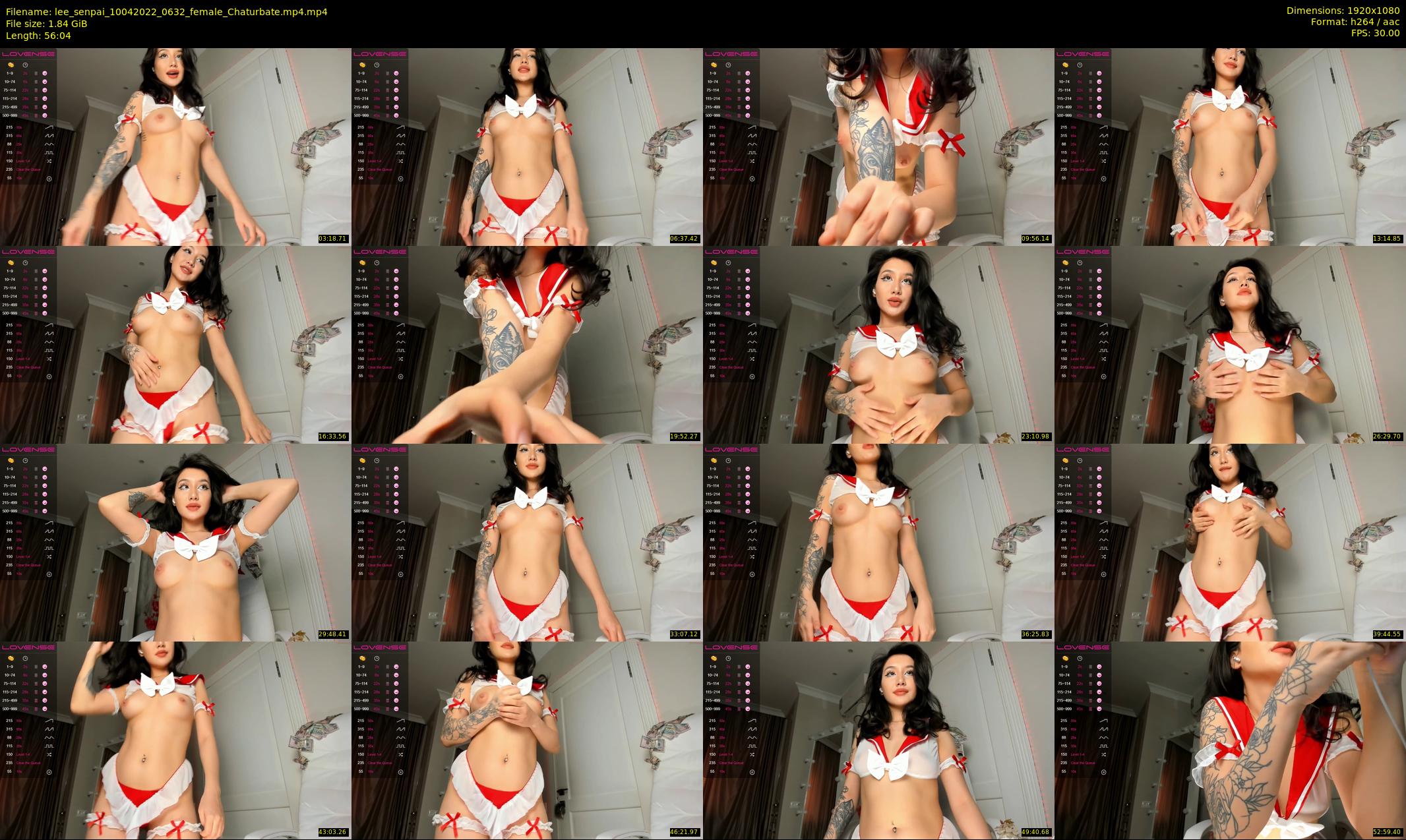 lee_senpai — 57 minute Chaturbate female cam show recording, 1080p, Apr 10, 2022