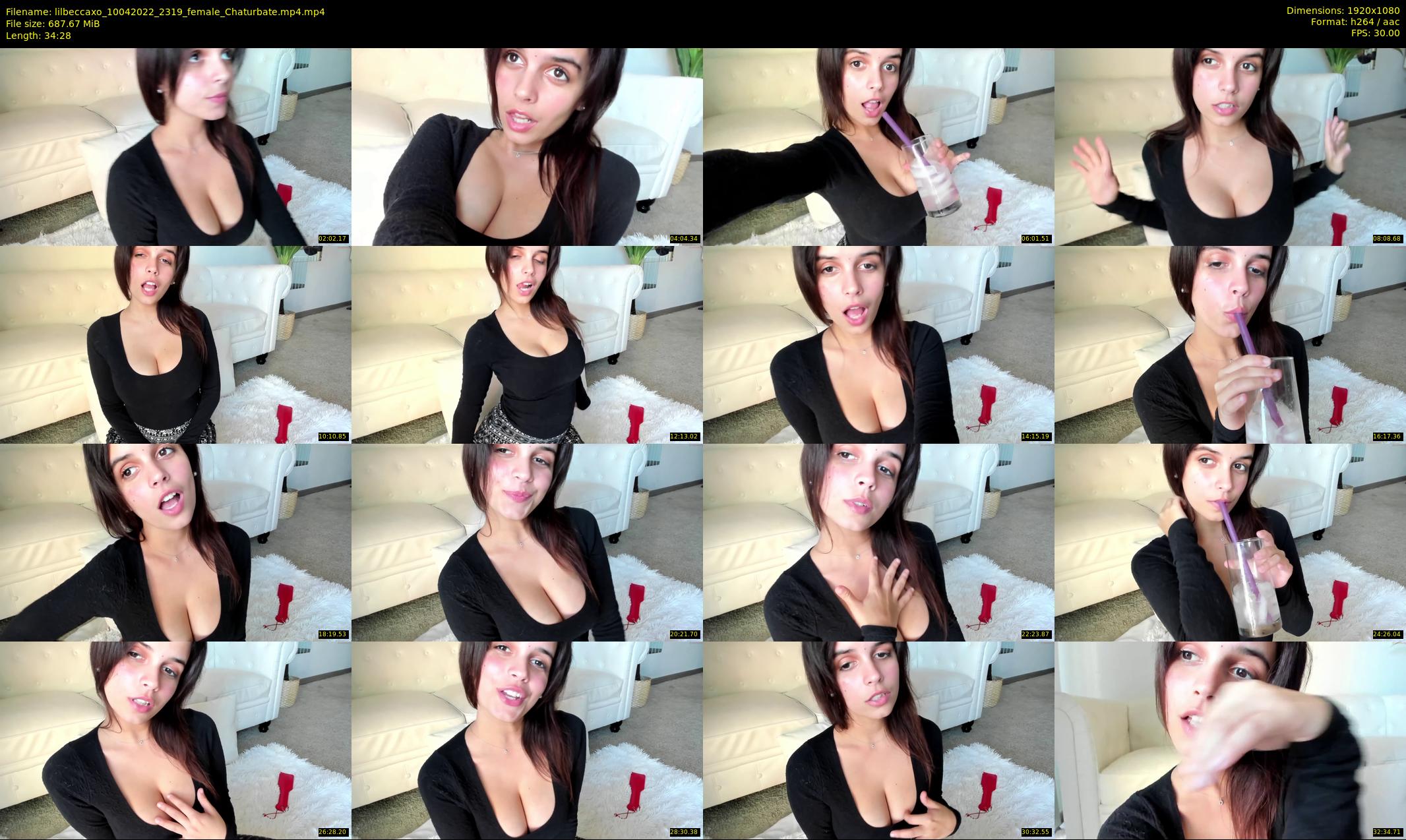lilbeccaxo — 35 minute Chaturbate female cam show recording, 1080p, Apr 10, 2022