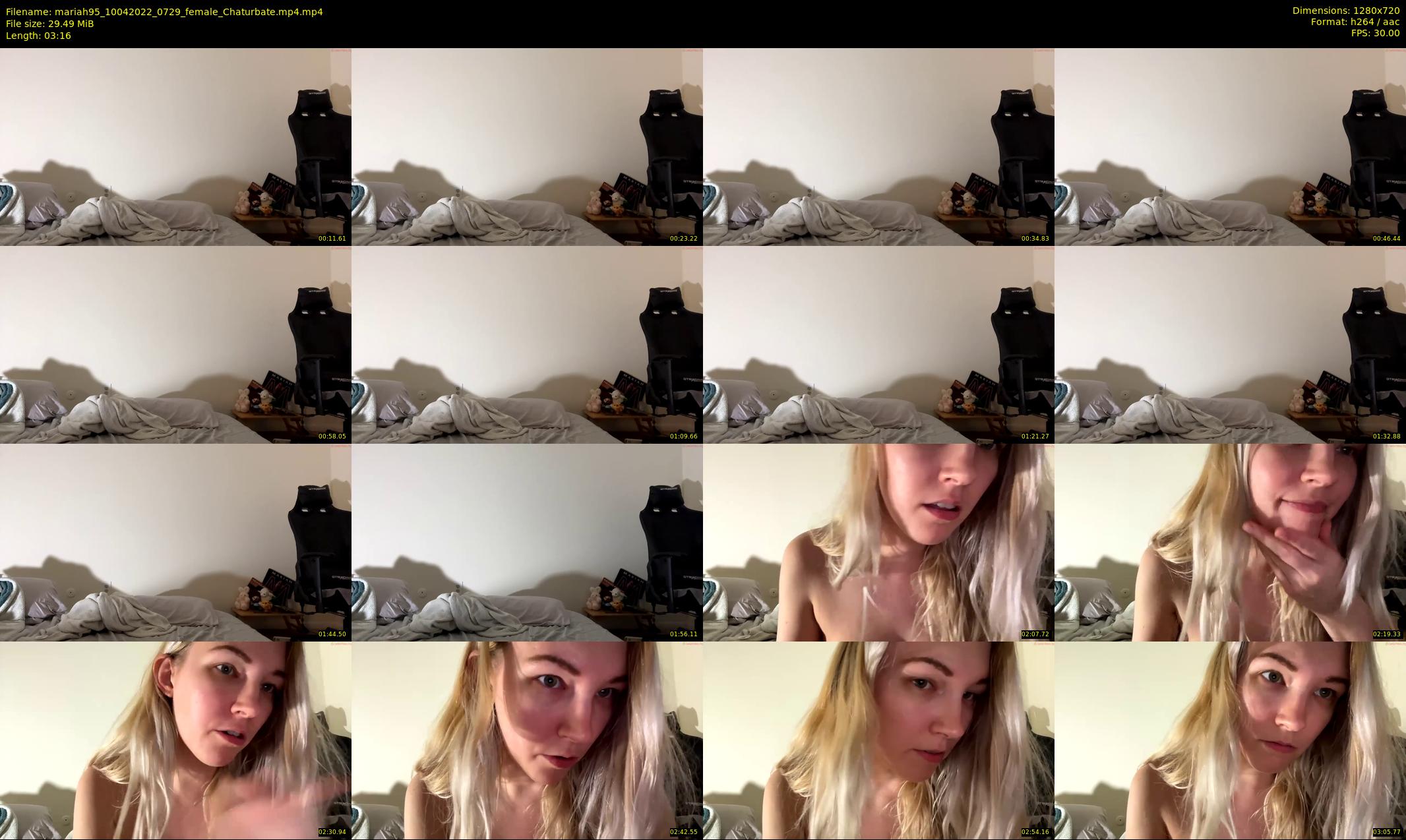 mariah95 — 4 minute Chaturbate female cam show recording, 720p, Apr 10, 2022