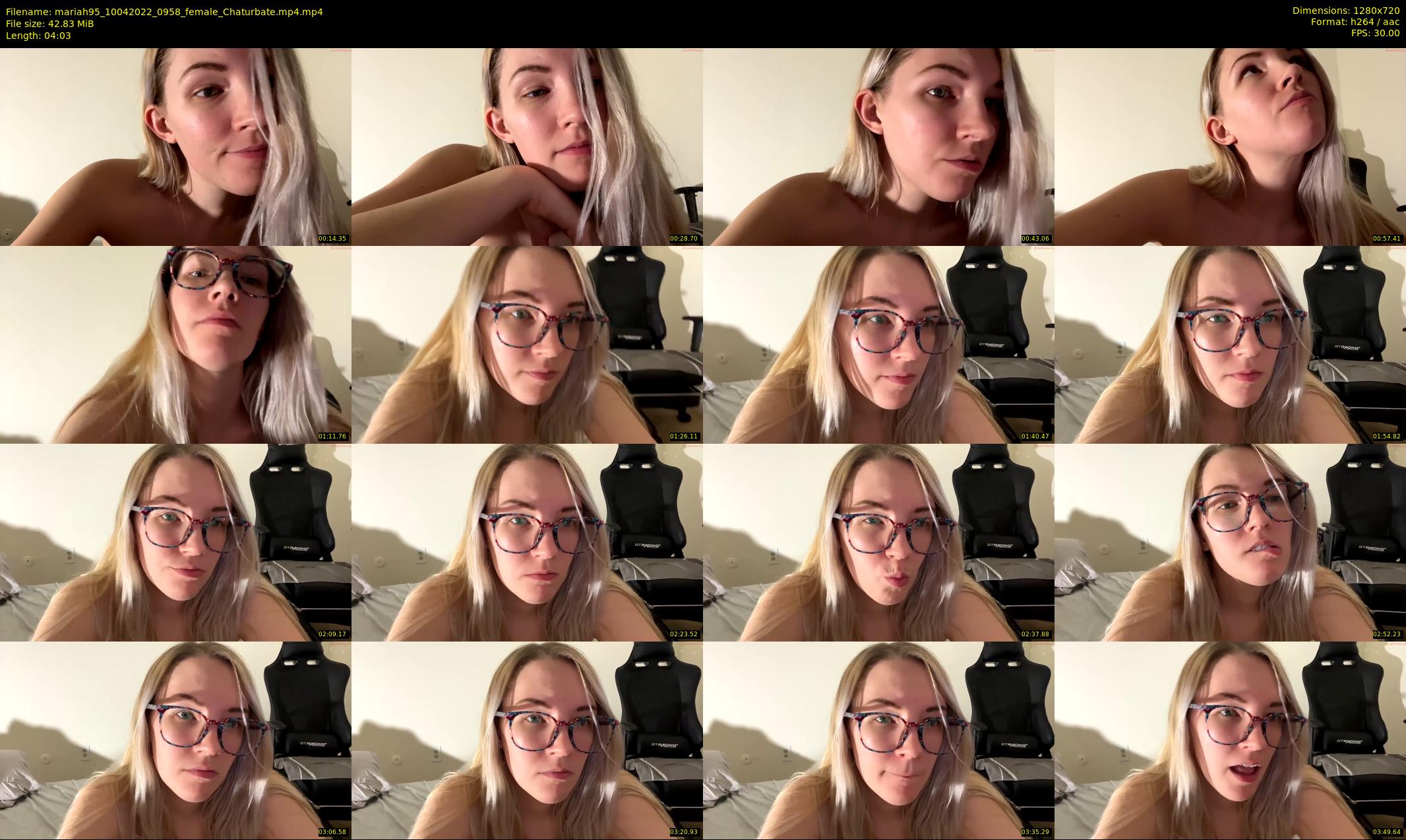 mariah95 — 5 minute Chaturbate female cam show recording, 720p, Apr 10, 2022