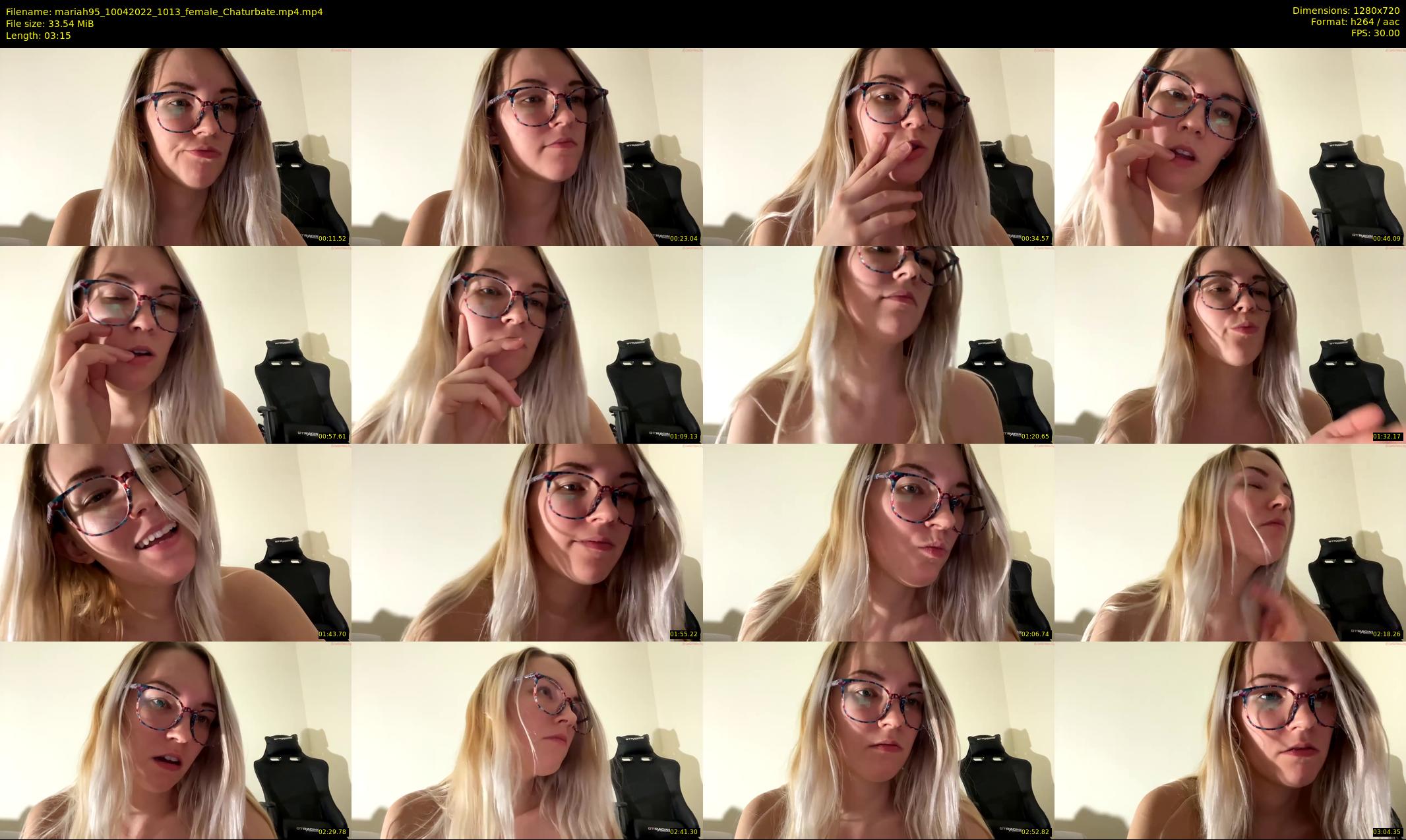 mariah95 — 4 minute Chaturbate female cam show recording, 720p, Apr 10, 2022