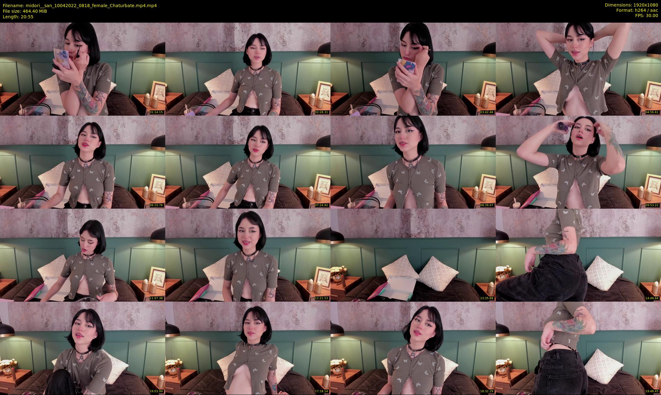 midori__san — 21 minute Chaturbate female cam show recording, 1080p, Apr 10, 2022
