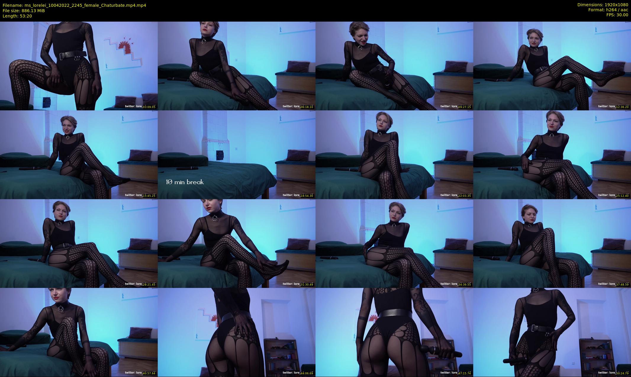 ms_lorelei — 54 minute Chaturbate female cam show recording, 1080p, Apr 10, 2022