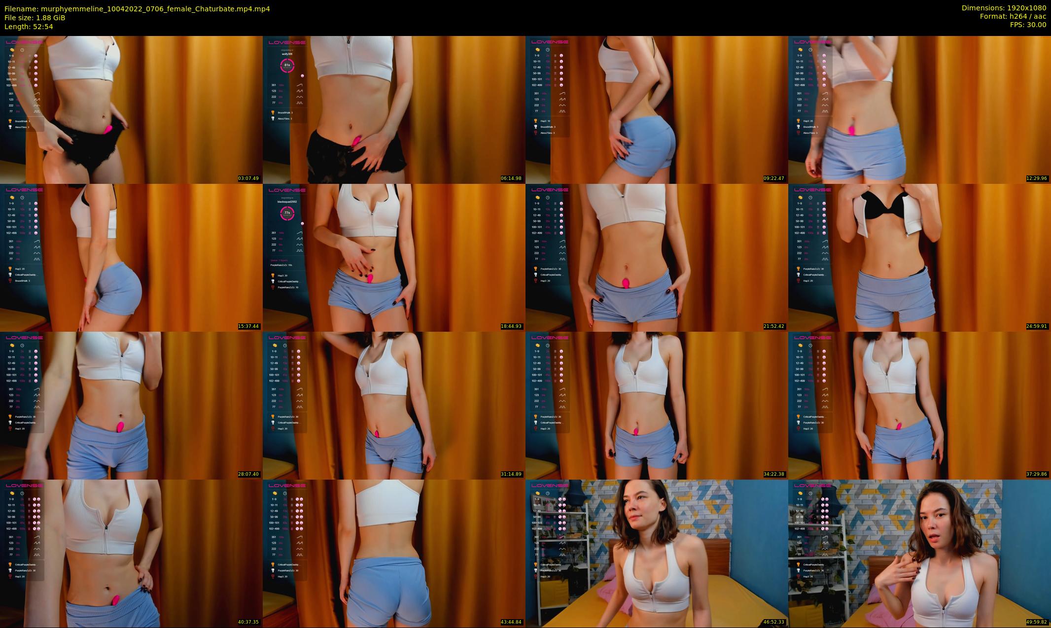 murphyemmeline — 53 minute Chaturbate female cam show recording, 1080p, Apr 10, 2022