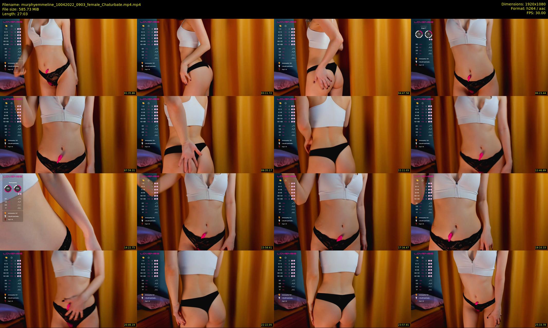 murphyemmeline — 28 minute Chaturbate female cam show recording, 1080p, Apr 10, 2022