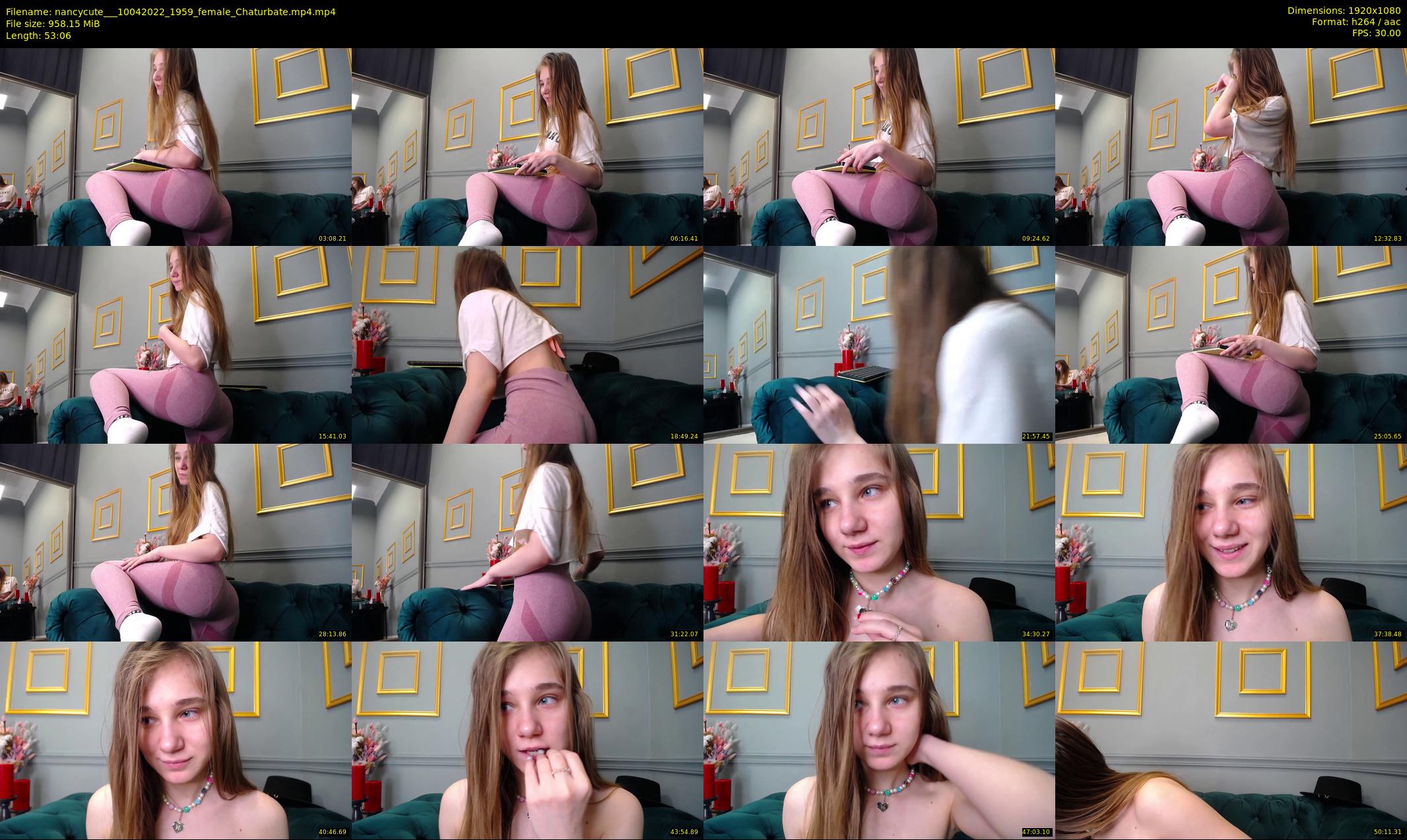 nancycute__ — 54 minute Chaturbate female cam show recording, 1080p, Apr 10, 2022