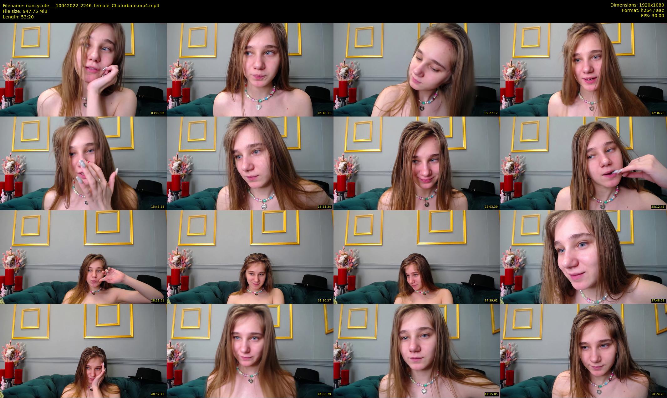 nancycute__ — 54 minute Chaturbate female cam show recording, 1080p, Apr 10, 2022
