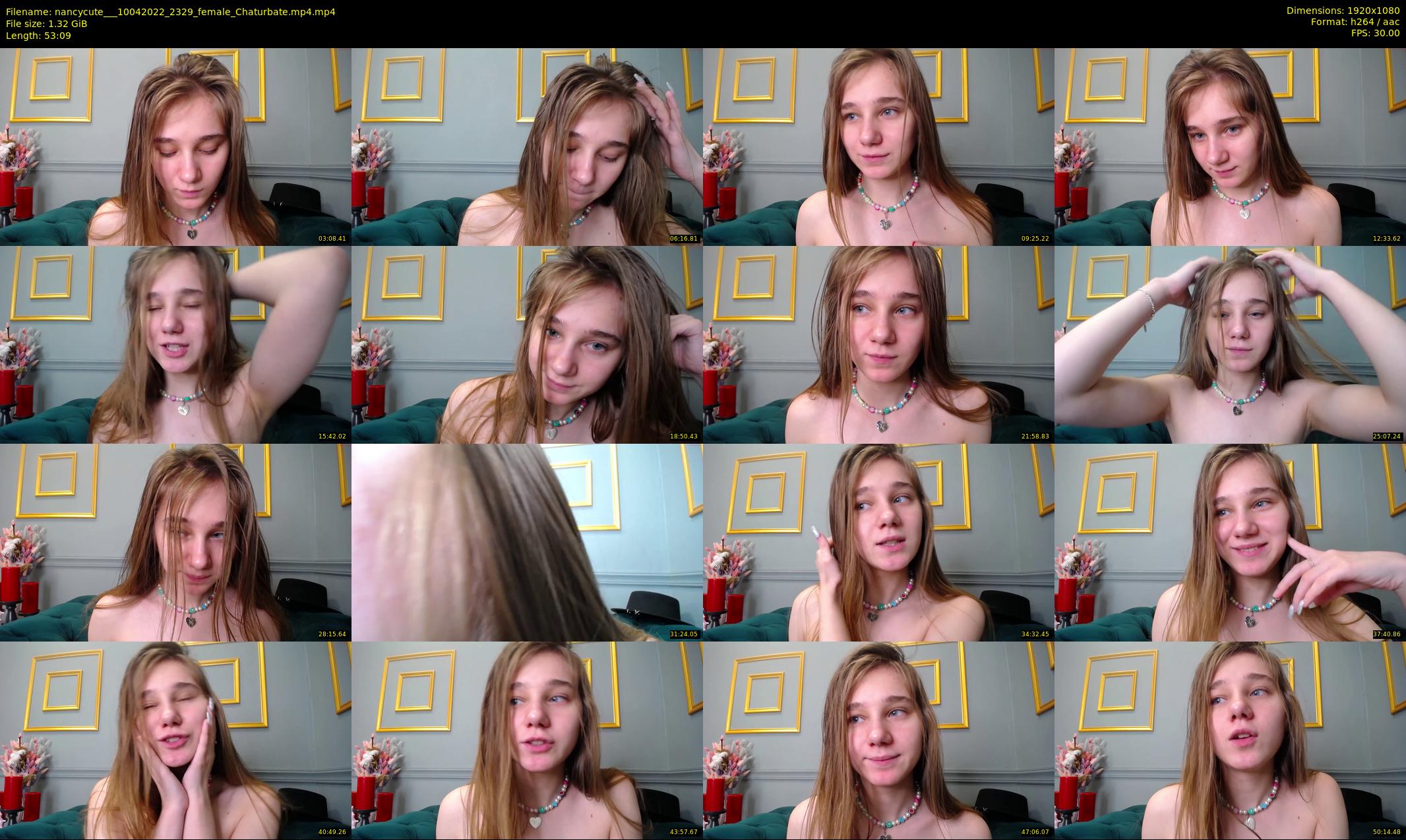 nancycute__ — 54 minute Chaturbate female cam show recording, 1080p, Apr 10, 2022