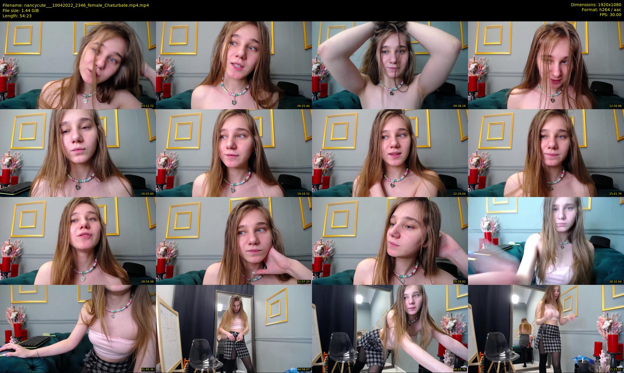 nancycute__ — 55 minute Chaturbate female cam show recording, 1080p, Apr 10, 2022