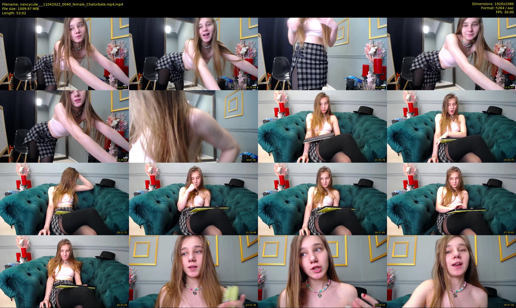 nancycute__ — 54 minute Chaturbate female cam show recording, 1080p, Apr 11, 2022