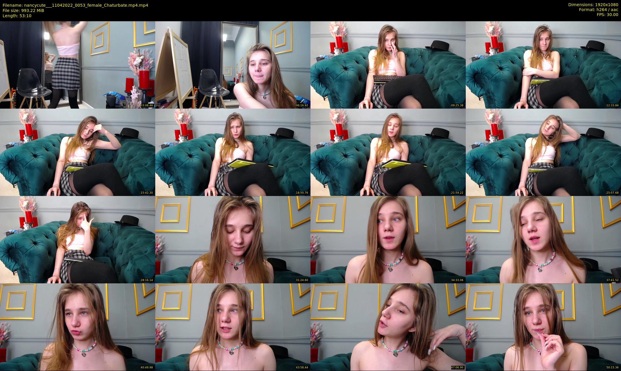 nancycute__ — 54 minute Chaturbate female cam show recording, 1080p, Apr 11, 2022