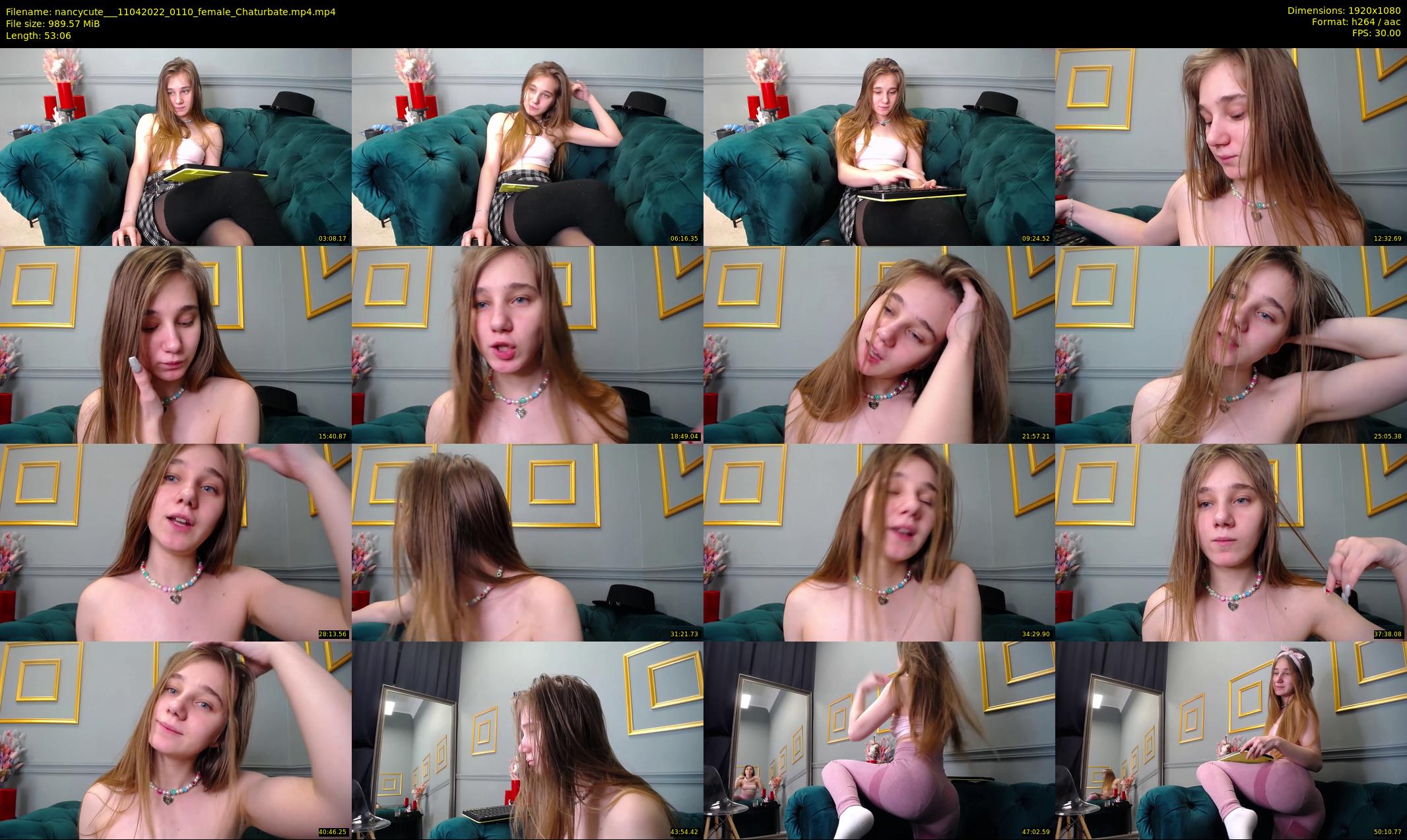 nancycute__ — 54 minute Chaturbate female cam show recording, 1080p, Apr 11, 2022