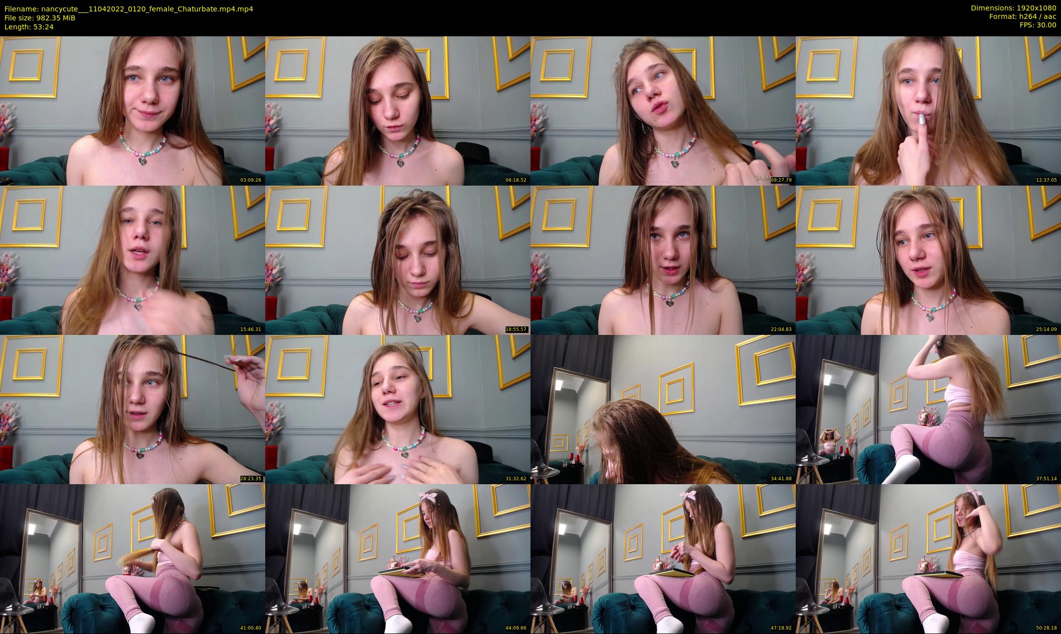 nancycute__ — 54 minute Chaturbate female cam show recording, 1080p, Apr 11, 2022