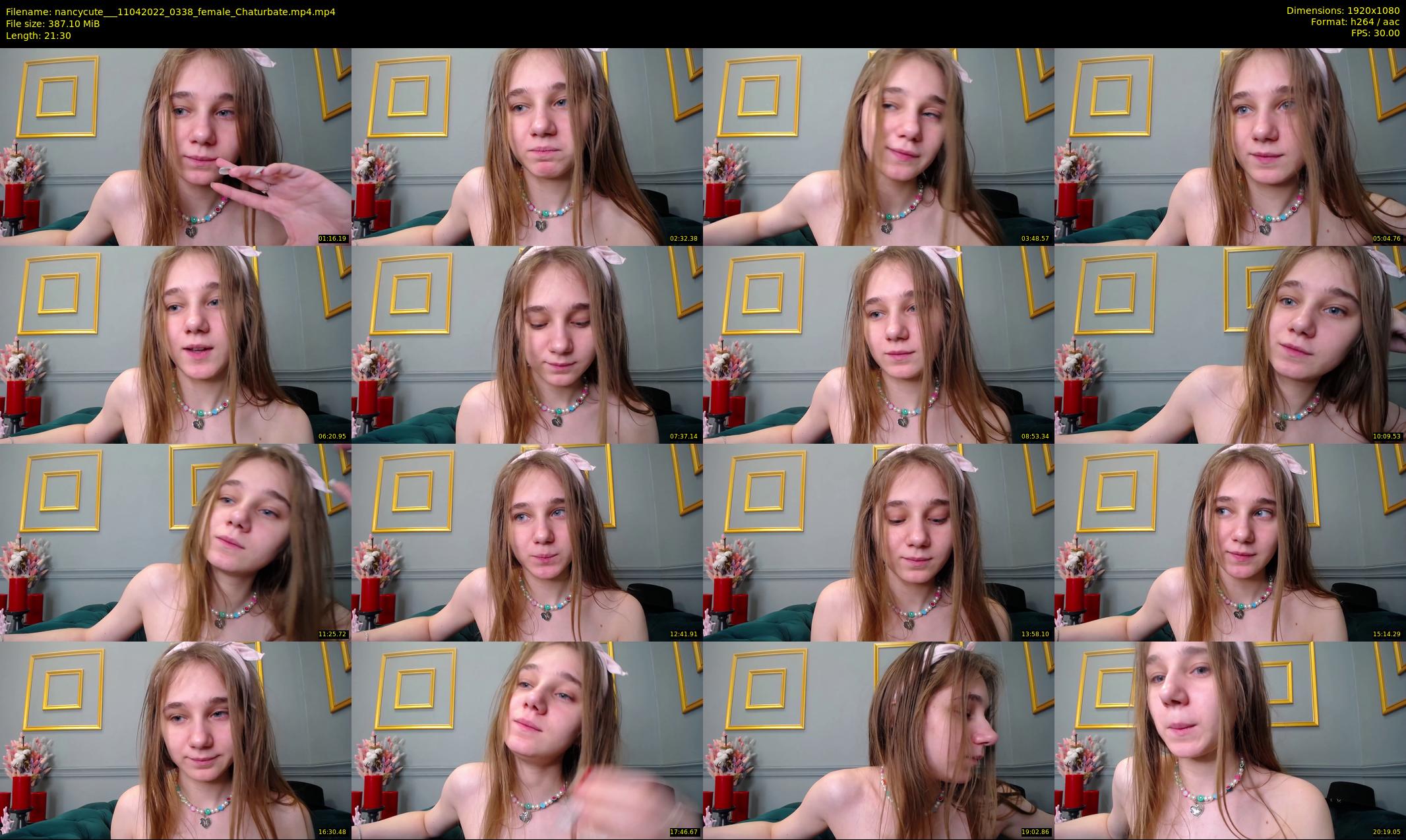 nancycute__ — 22 minute Chaturbate female cam show recording, 1080p, Apr 11, 2022
