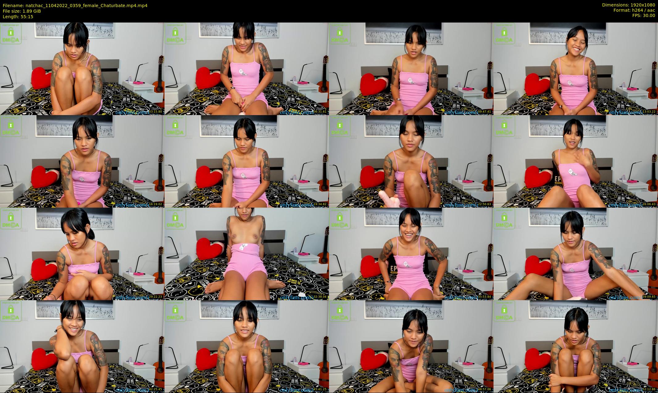 natchac — 56 minute Chaturbate female cam show recording, 1080p, Apr 11, 2022