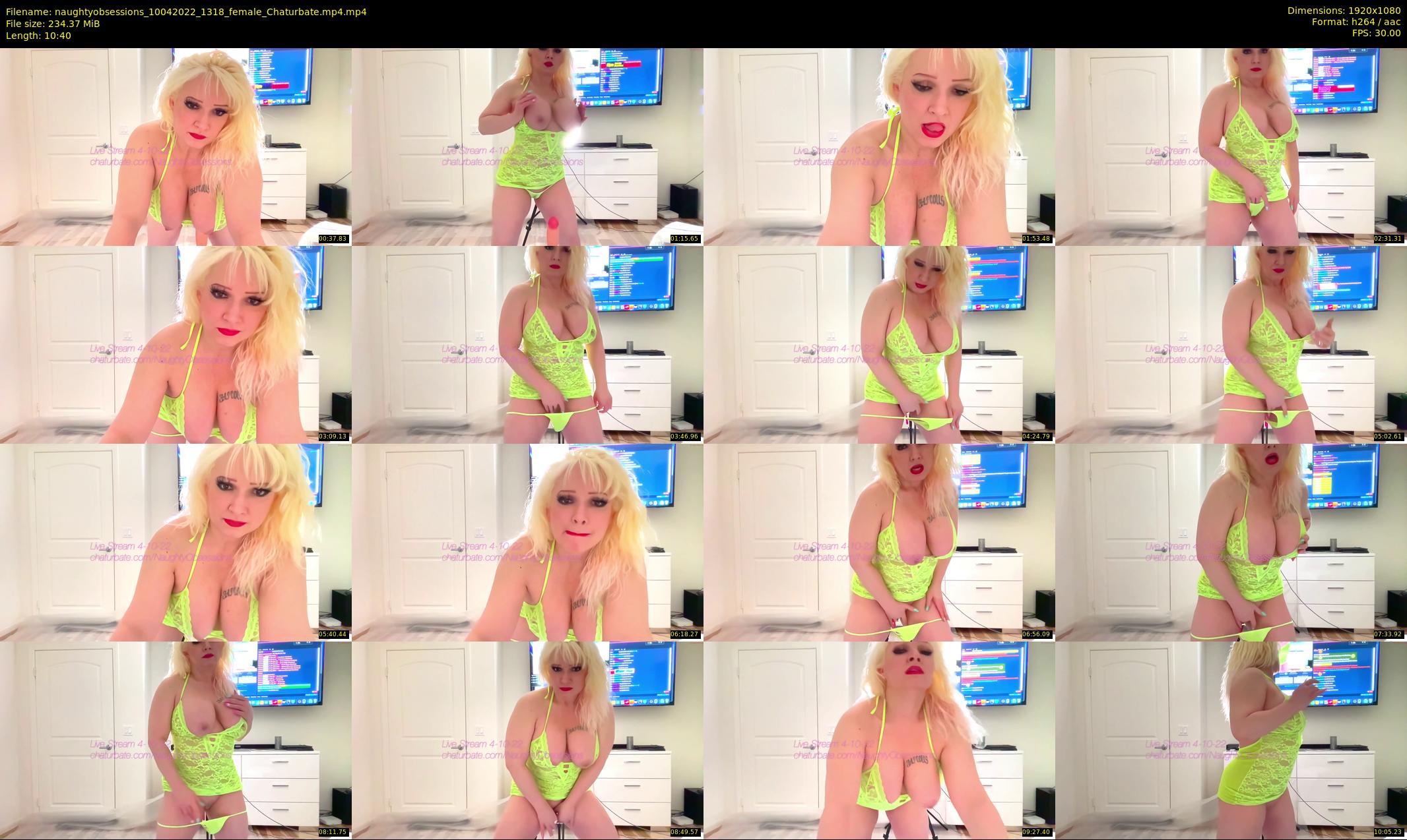 naughtyobsessions — 11 minute Chaturbate female cam show recording, 1080p, Apr 10, 2022
