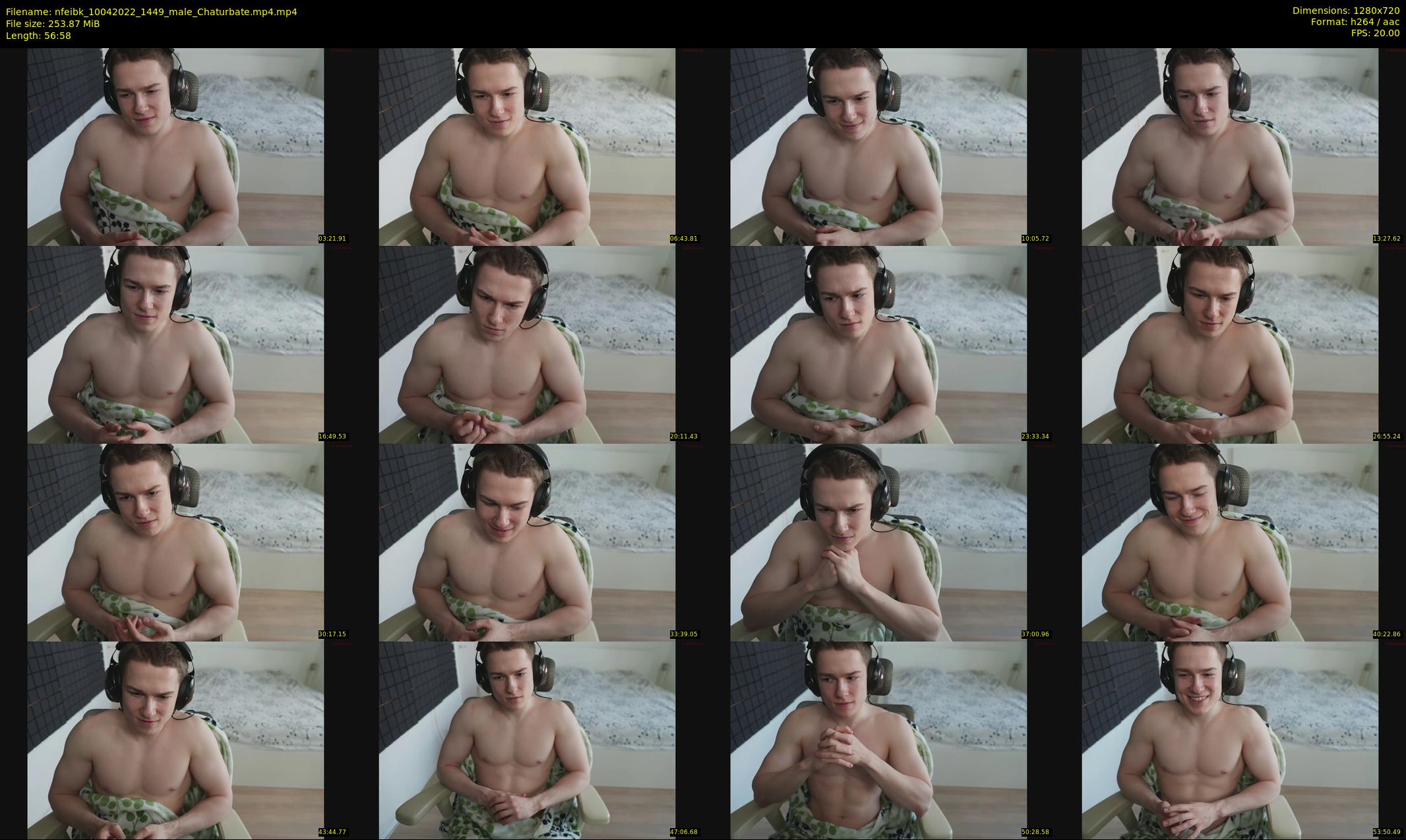 nfeibk — 57 minute Chaturbate male cam show recording, 720p, Apr 10, 2022