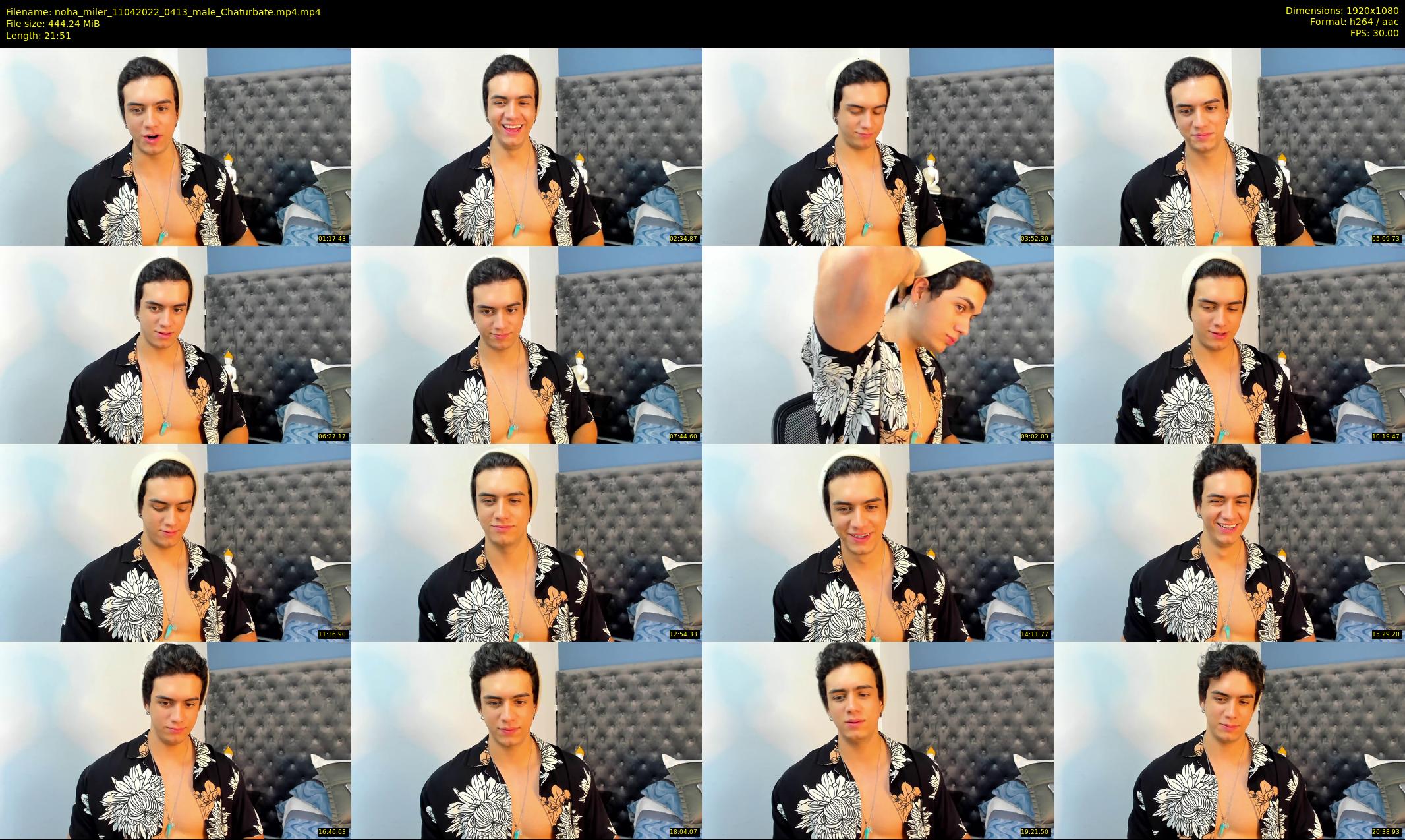 noha_miler — 22 minute Chaturbate male cam show recording, 1080p, Apr 11, 2022