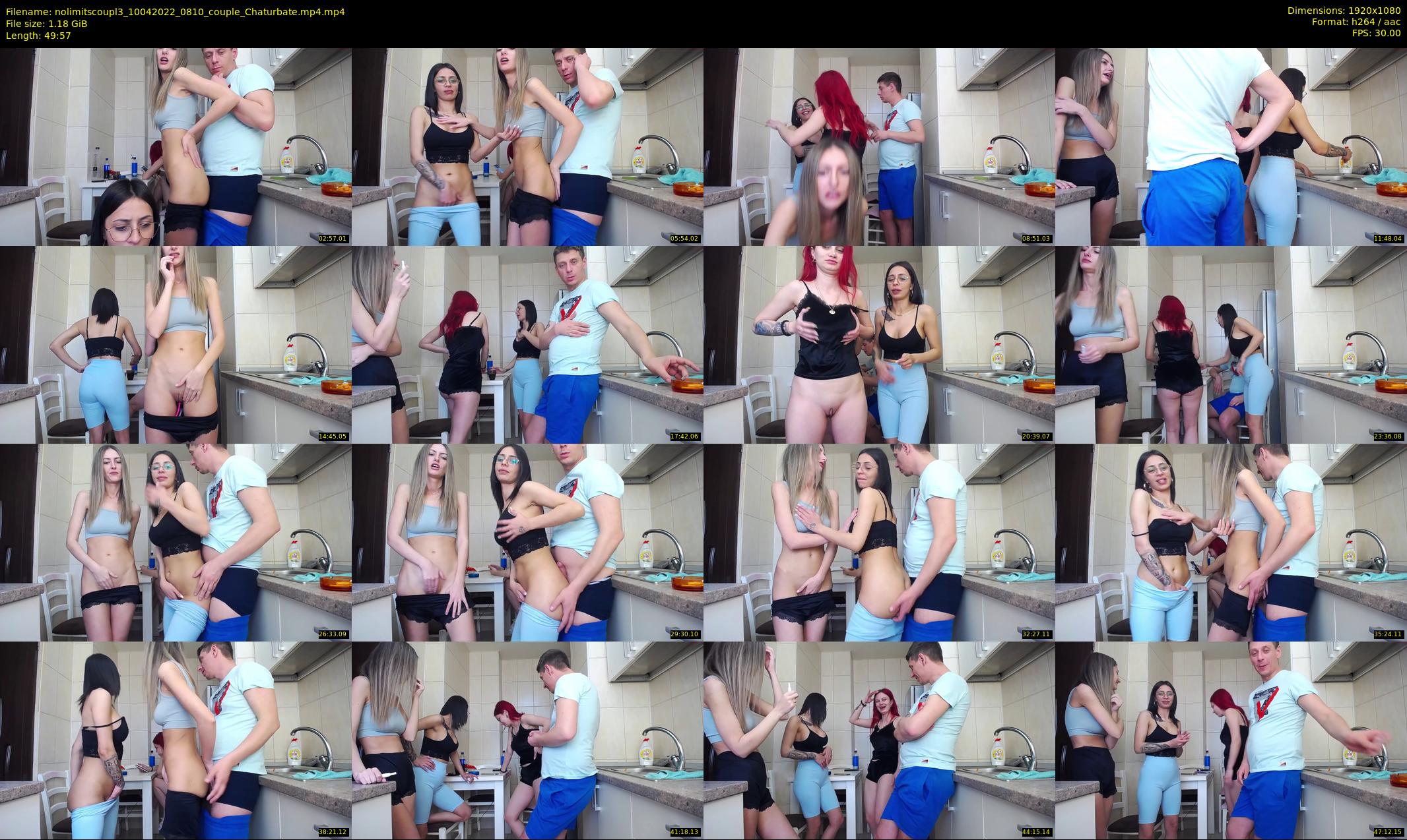 nolimitscoupl3 — 50 minute Chaturbate couple cam show recording, 1080p, Apr 10, 2022