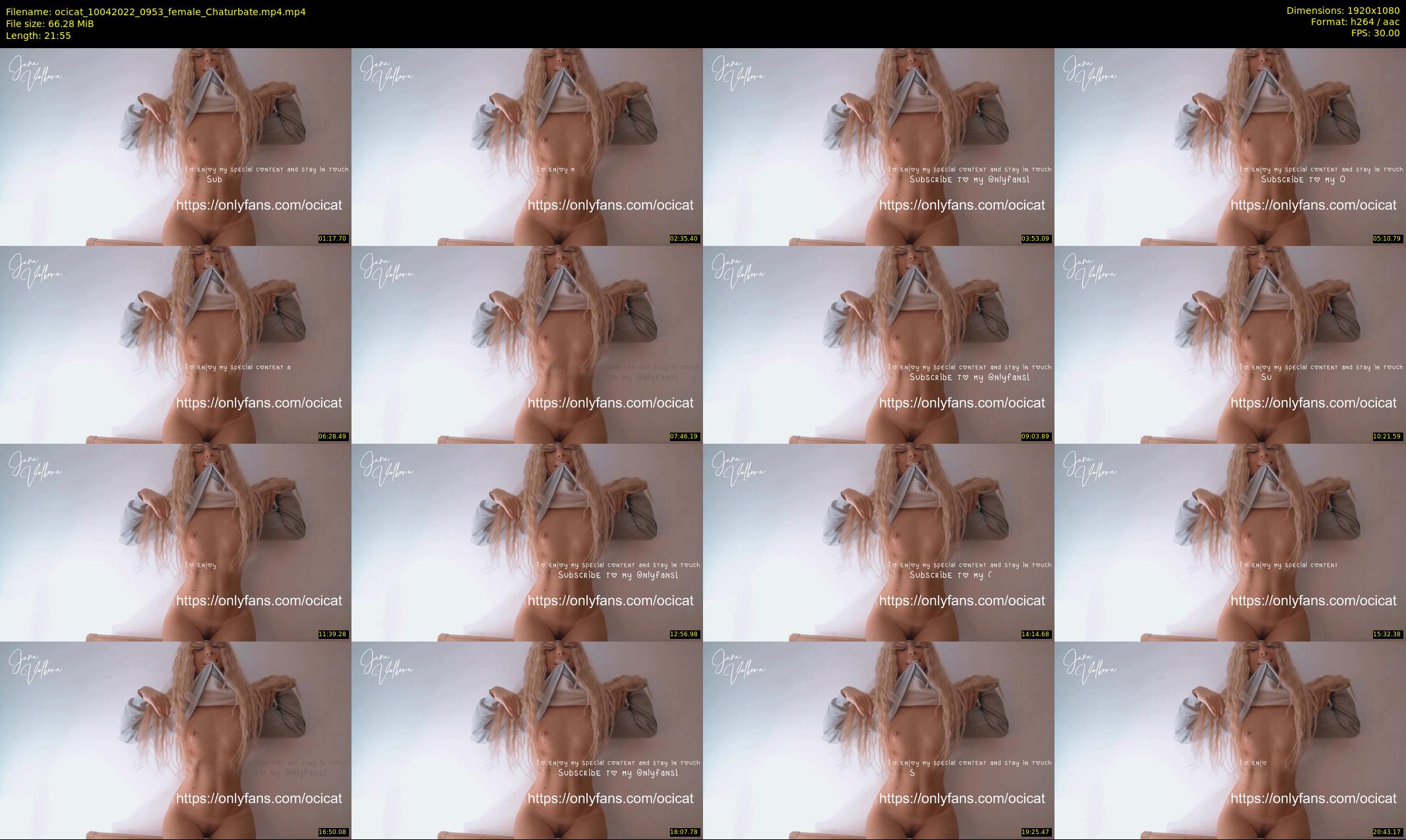 ocicat — 22 minute Chaturbate female cam show recording, 1080p, Apr 10, 2022