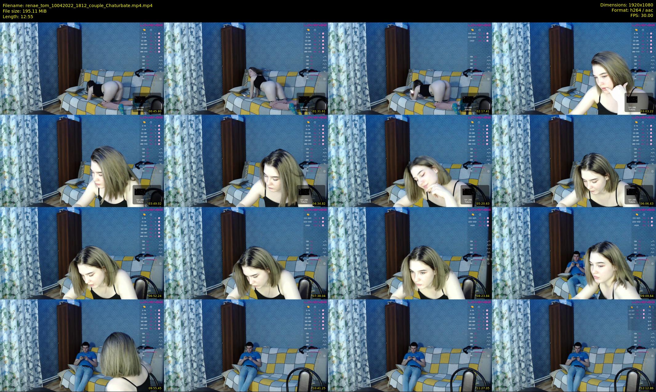 renae_tom — 13 minute Chaturbate couple cam show recording, 1080p, Apr 10, 2022