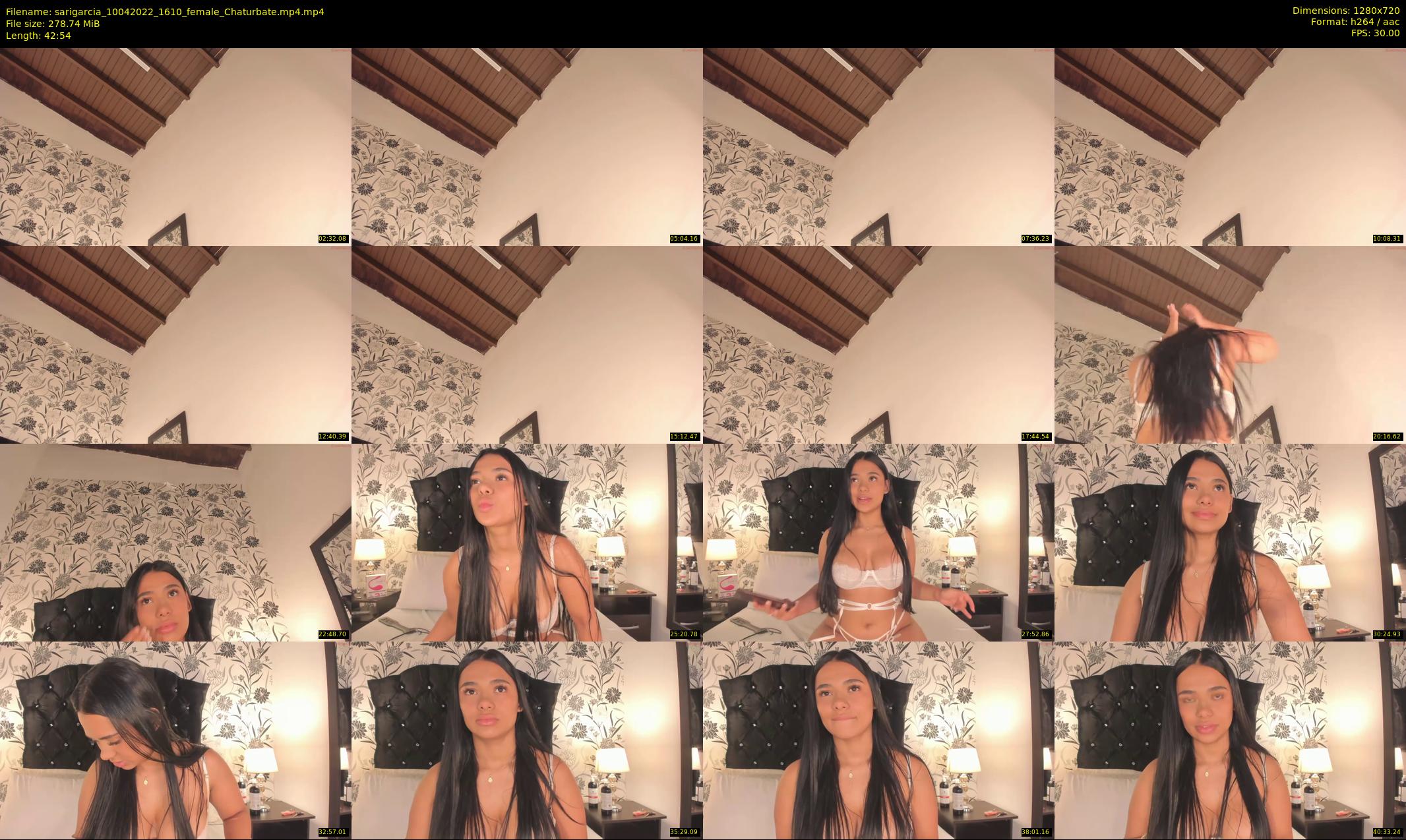 sarigarcia — 43 minute Chaturbate female cam show recording, 720p, Apr 10, 2022