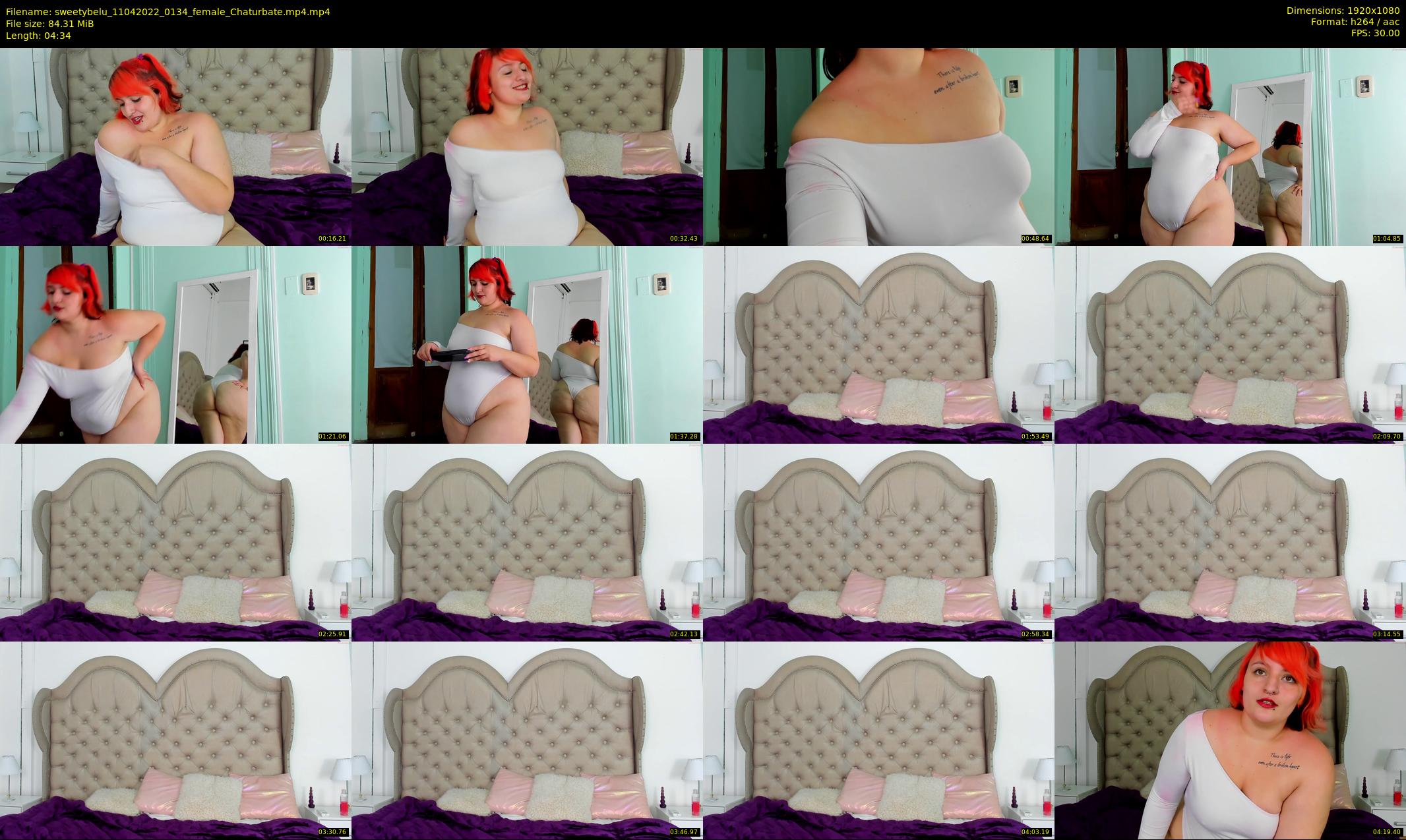 sweetybelu — 5 minute Chaturbate female cam show recording, 1080p, Apr 11, 2022