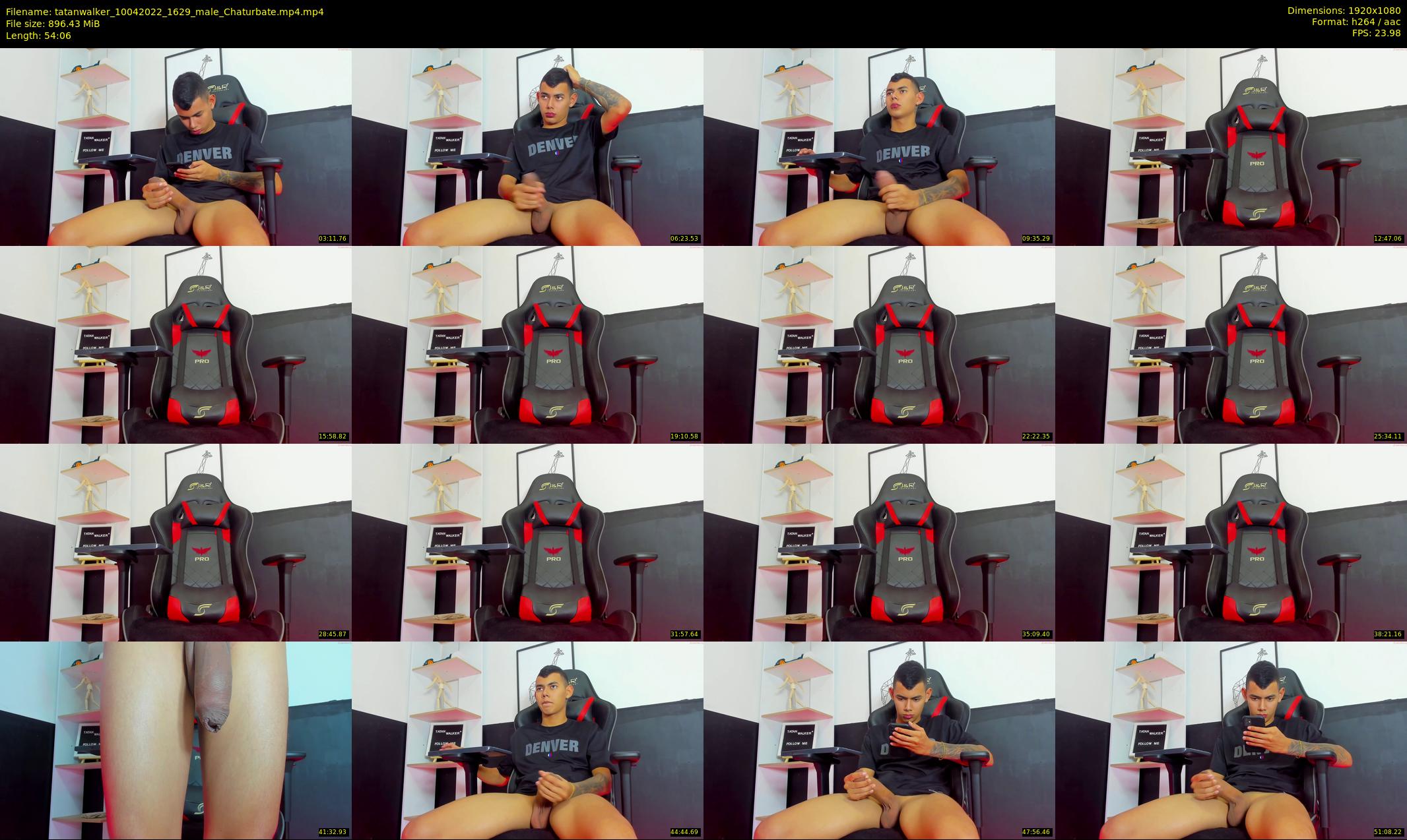 tatanwalker — 55 minute Chaturbate male cam show recording, 1080p, Apr 10, 2022