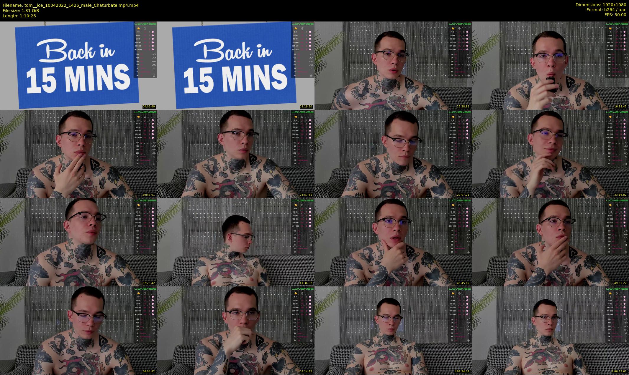 tom__ice — 71 minute Chaturbate male cam show recording, 1080p, Apr 10, 2022