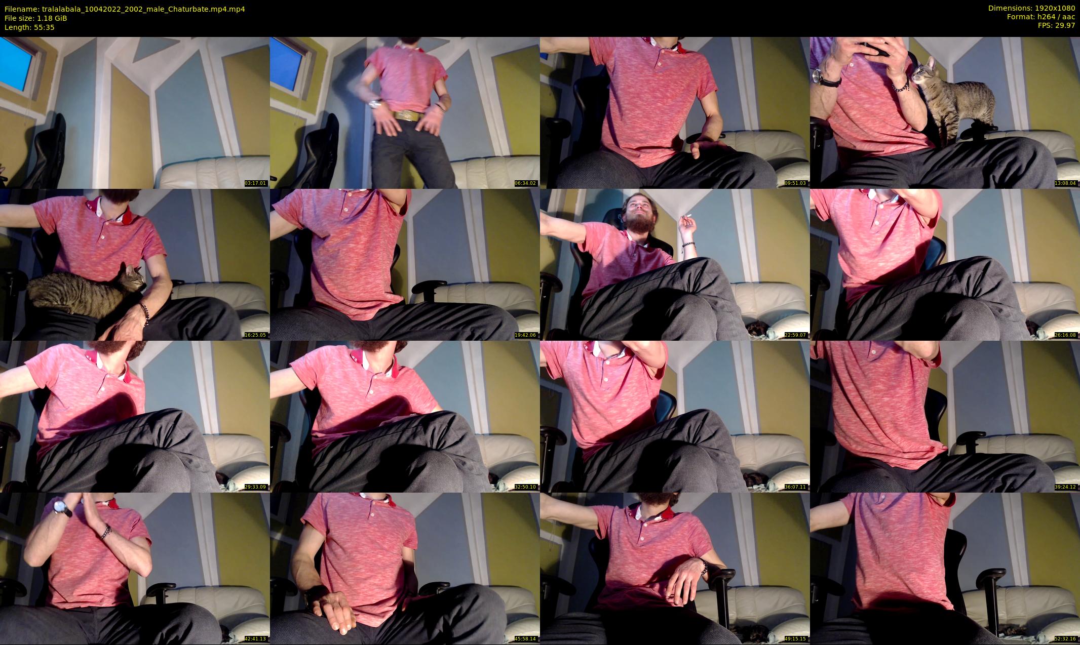 tralalabala — 56 minute Chaturbate male cam show recording, 1080p, Apr 10, 2022