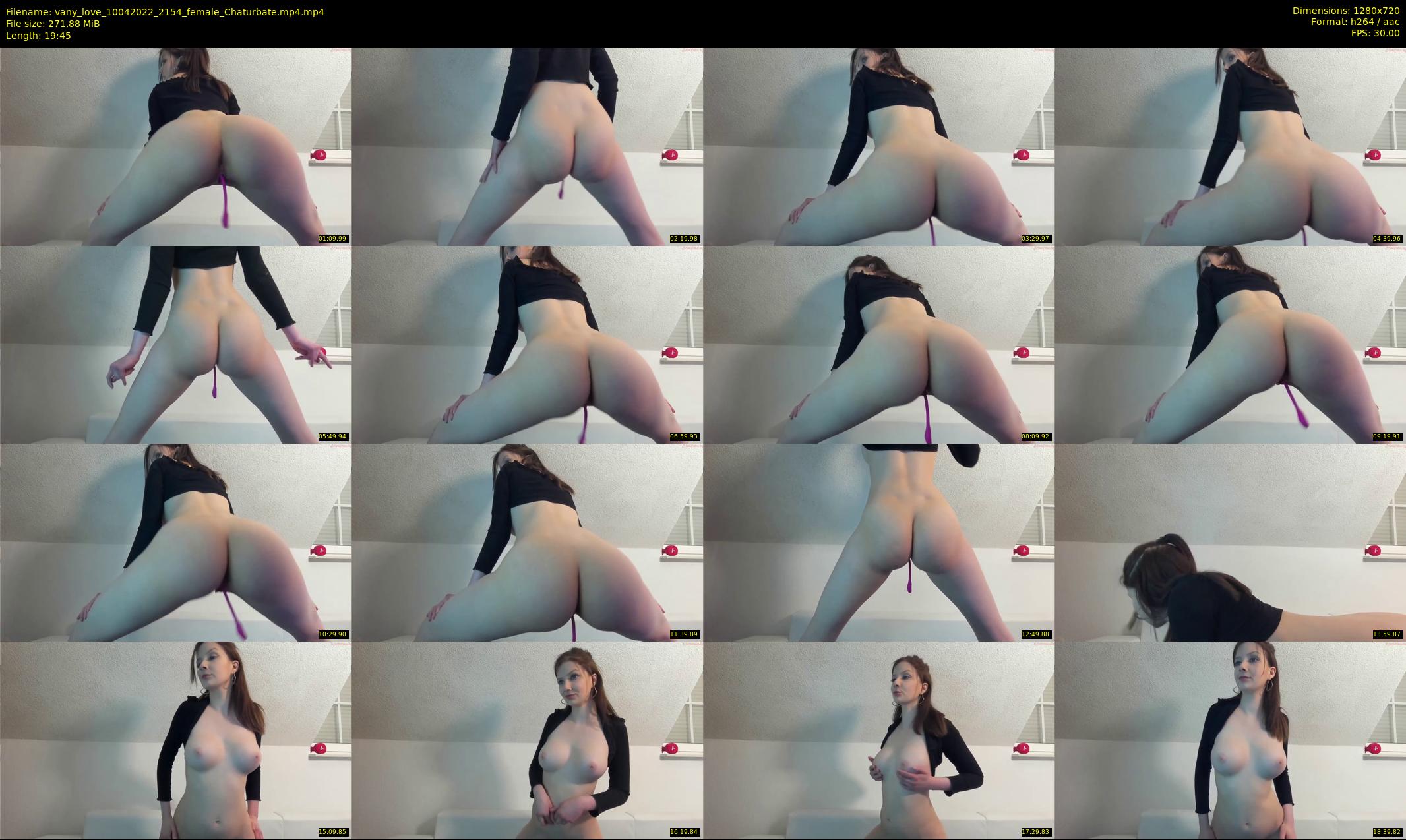 vany_love — 20 minute Chaturbate female cam show recording, 720p, Apr 10, 2022
