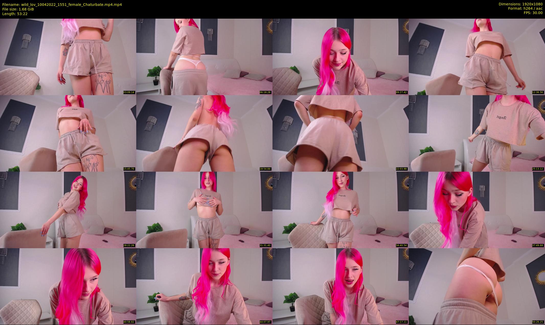 wild_lov — 54 minute Chaturbate female cam show recording, 1080p, Apr 10, 2022